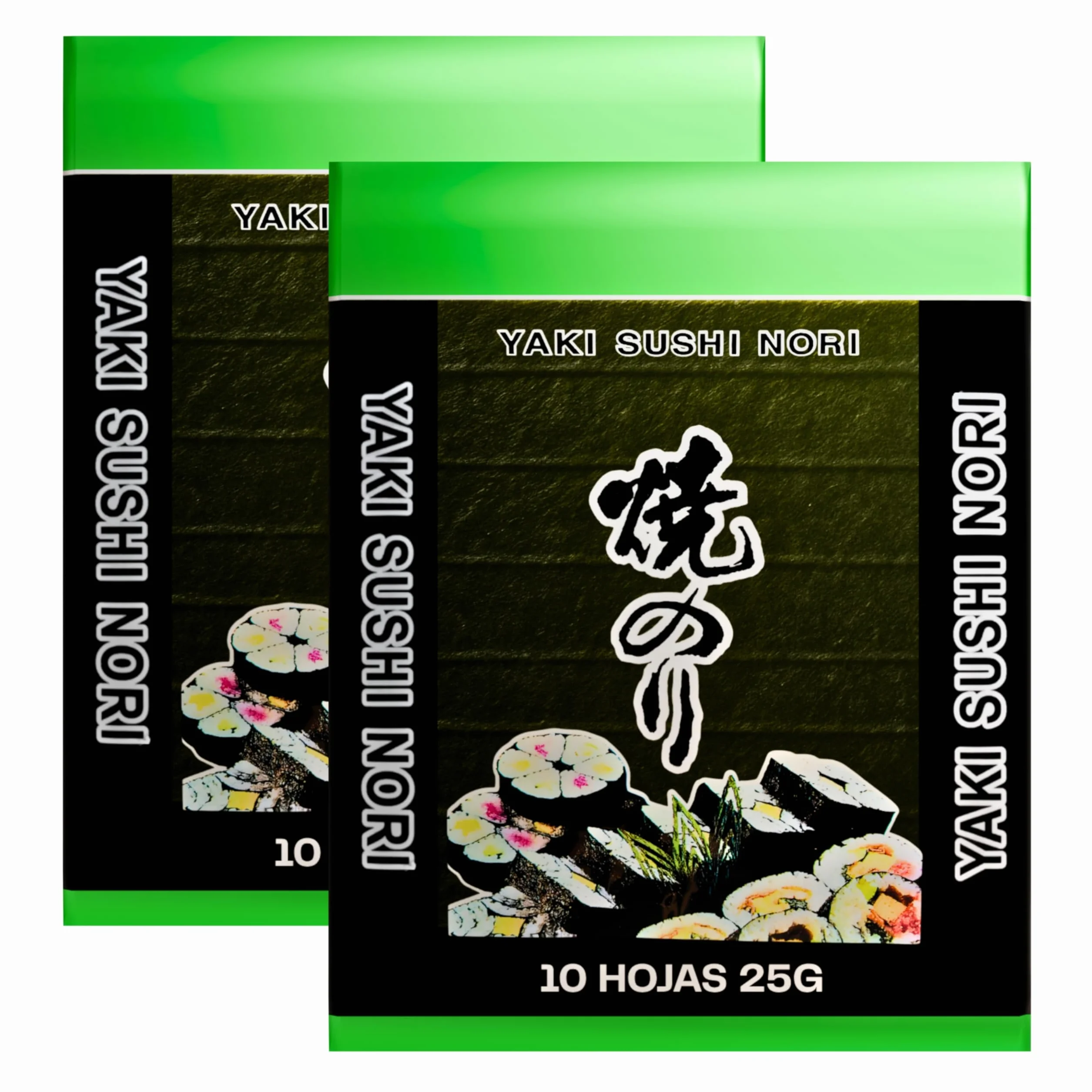 Alga Nori Yakinori Grado Gold para Enrollar Sushi – 20 Hojas (50 g)
