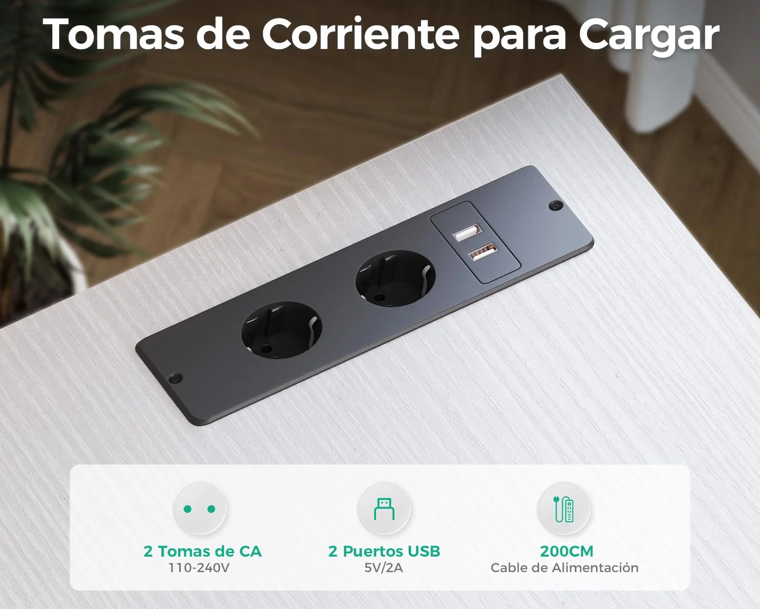 Coleshome Escritorio Esquinero con Cajones de Tela, 140x80cm Reversible Escritorio en L con Cajón para Archivos, Mesa Escritorio para con Puerto de Carga USB y Toma de Corriente, Blanco