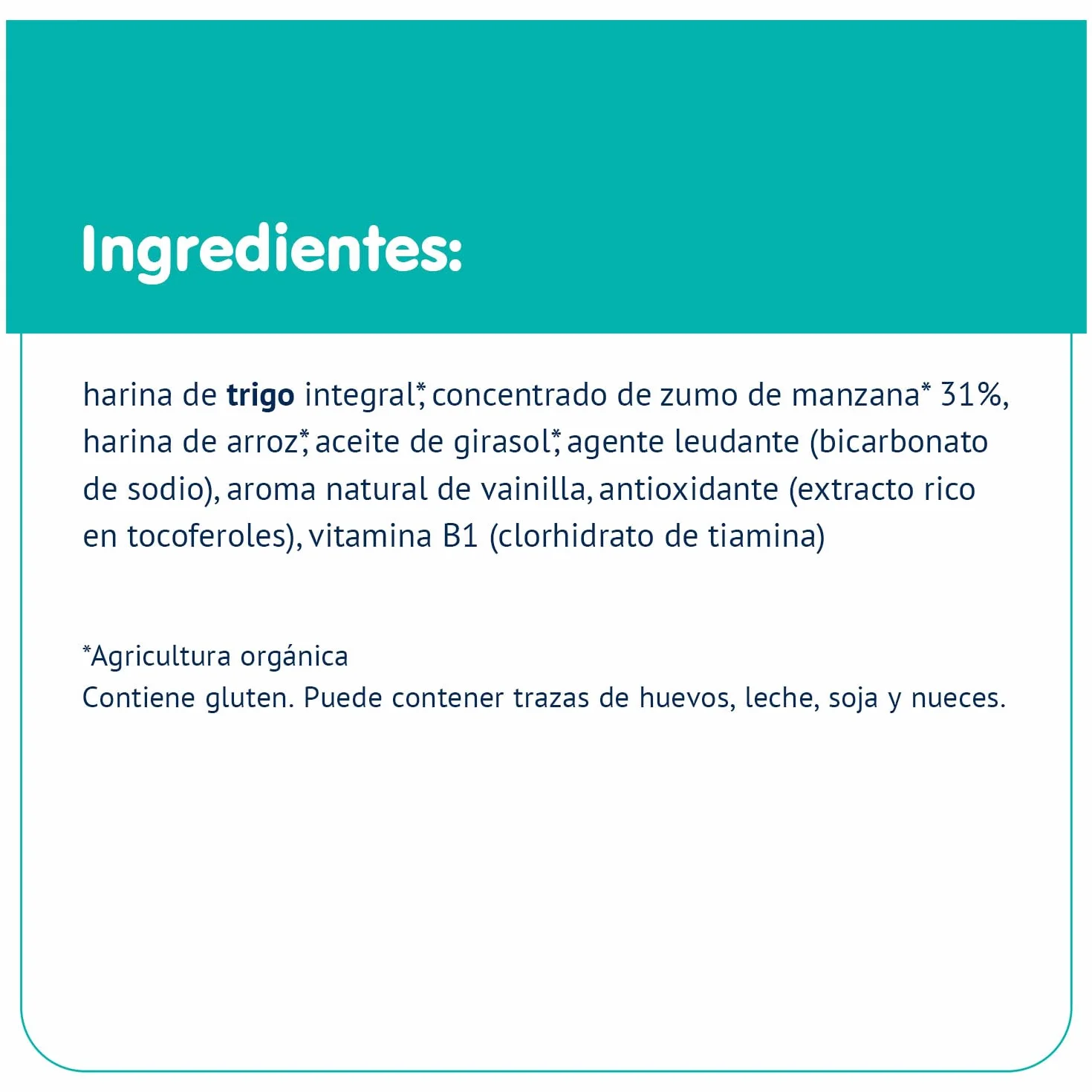 FLEUR ALPINE Galletas para Bebés con Jugo de Manzana 12x2 Bocadillos Orgánicos Sin Azúcar Añadida 6 meses