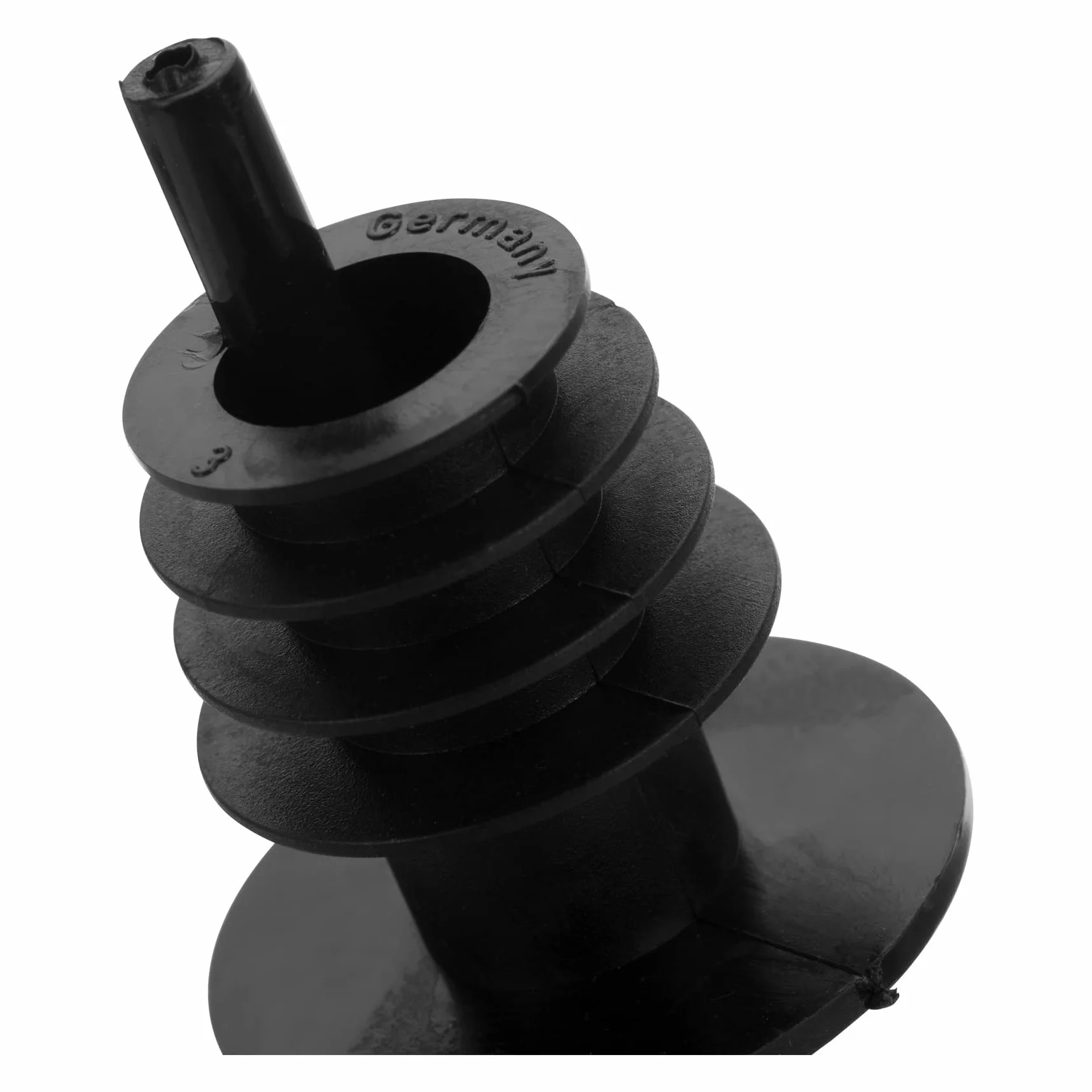 Westmark Vertedor de licor Dispensador con tubo de aire Boquilla de plástico Jet-Pour Negro 411020ES
