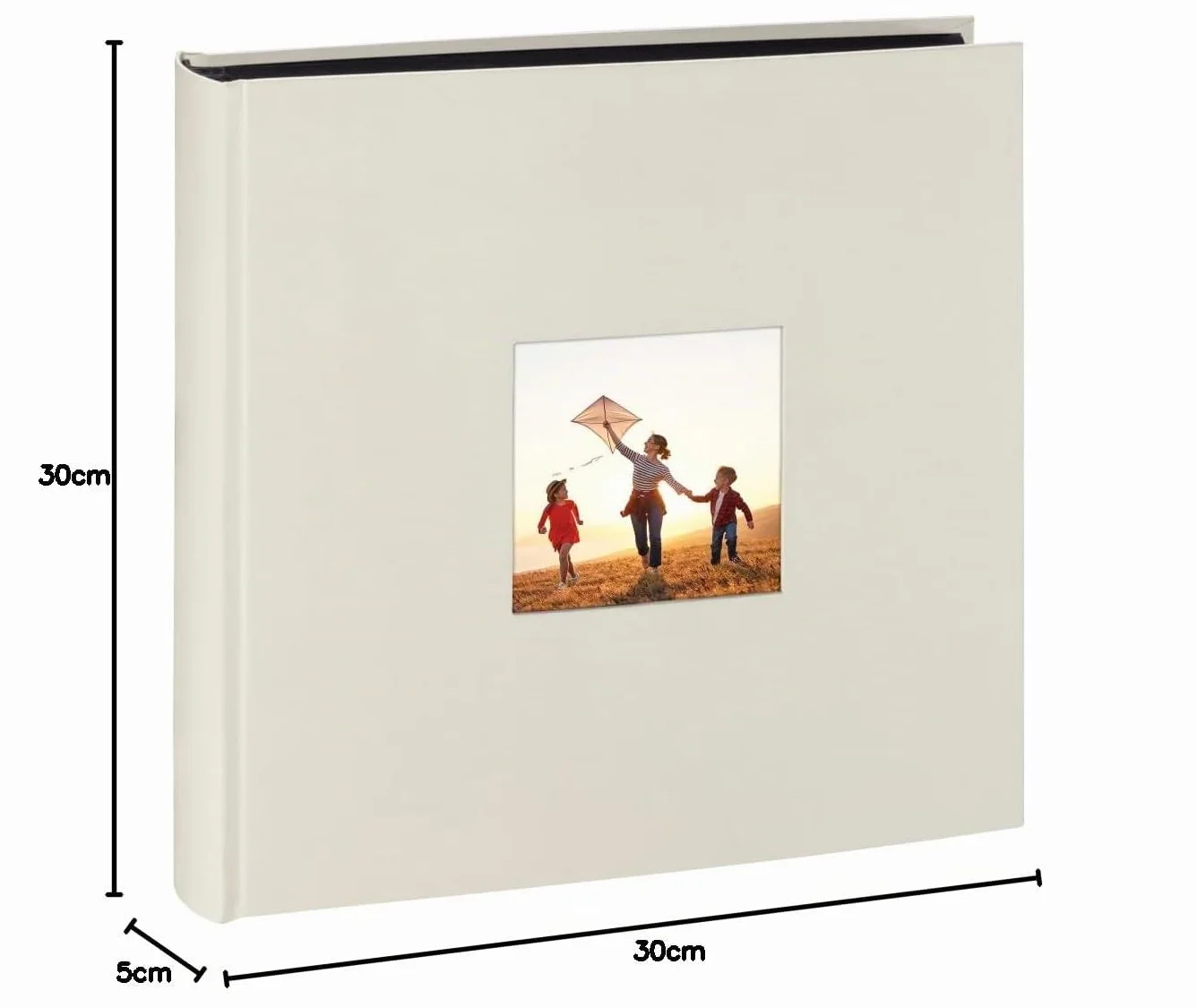 Hama Álbum de Fotos 10x15cm 30x30cm 100 Hojas Papel Cristal Protegido 400 Fotos Tiza