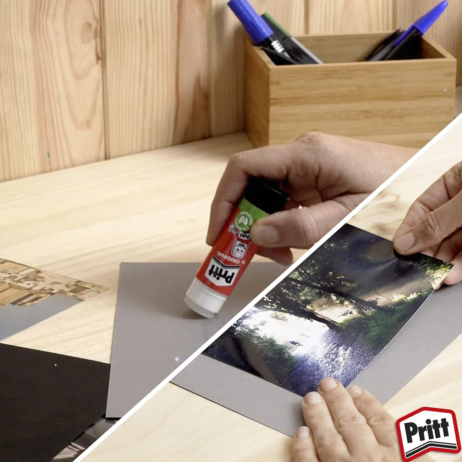 Pritt Barra Adhesiva, pegamento infantil seguro para niños, cola universal 3+1 x 11 g