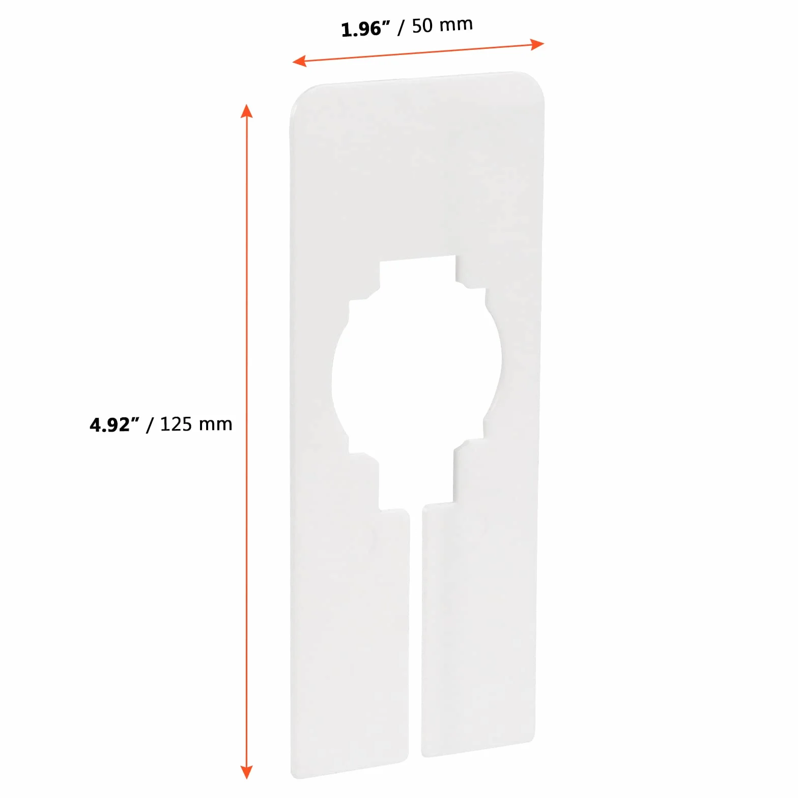 SINJEUN Paquete de 60 divisores rectangulares de plástico Blanco de 2 x 5 Pulgadas, separadores de tamaño de Estante de Ropa con 3 rotuladores, para Armario del hogar, Tiendas de Ropa