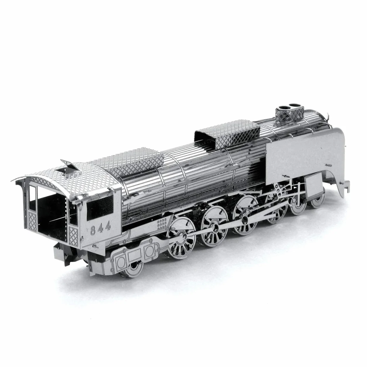 Metal Earth Puzzle 3D Locomotora De Vapor. Rompecabezas De Metal De Vehículos. Maquetas para Construir para Adultos Nivel Desafiante De 11 X 2.3 X 3 Cm