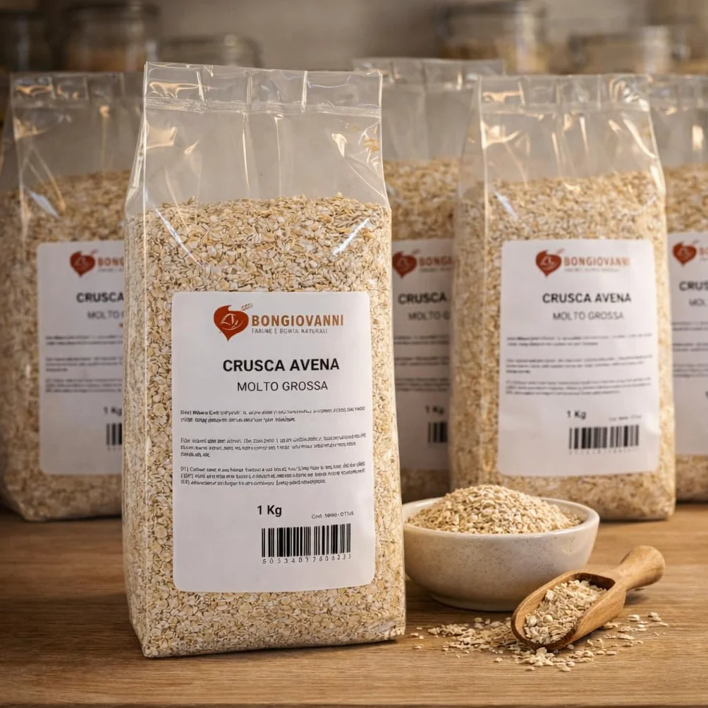Bongiovanni Bontà Naturali Salvado De Avena Grande 1Kg