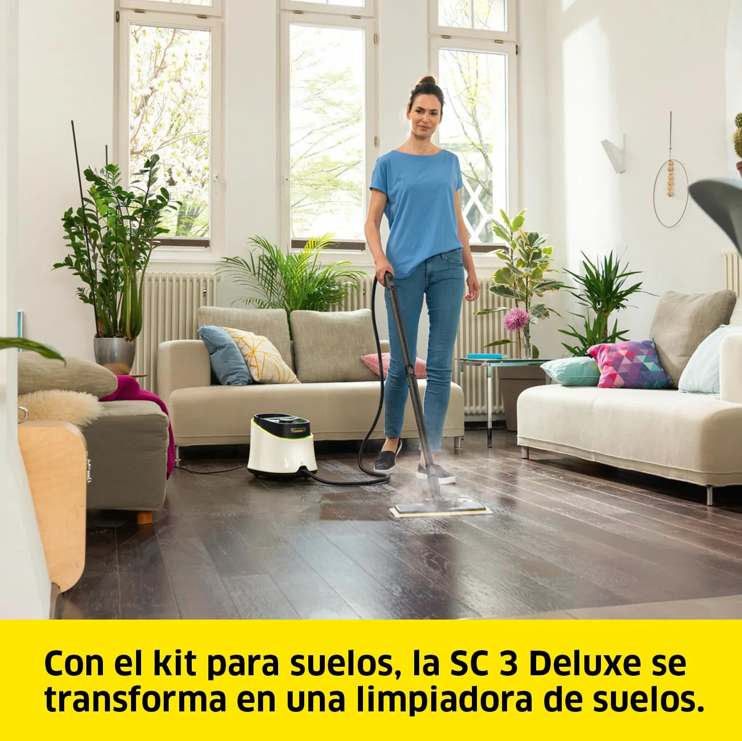 Kärcher Limpiadora de vapor SC 3 Deluxe 1900W 3,5bar 30s 75m² 1l