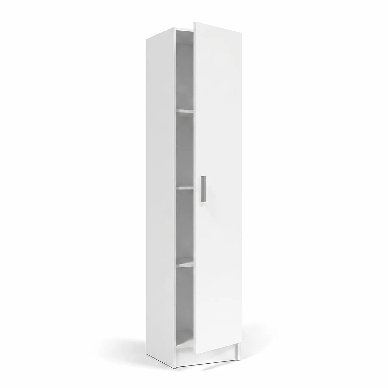 Duehome Armario Multiusos 1 Puerta Blanco 37x180x37 cm