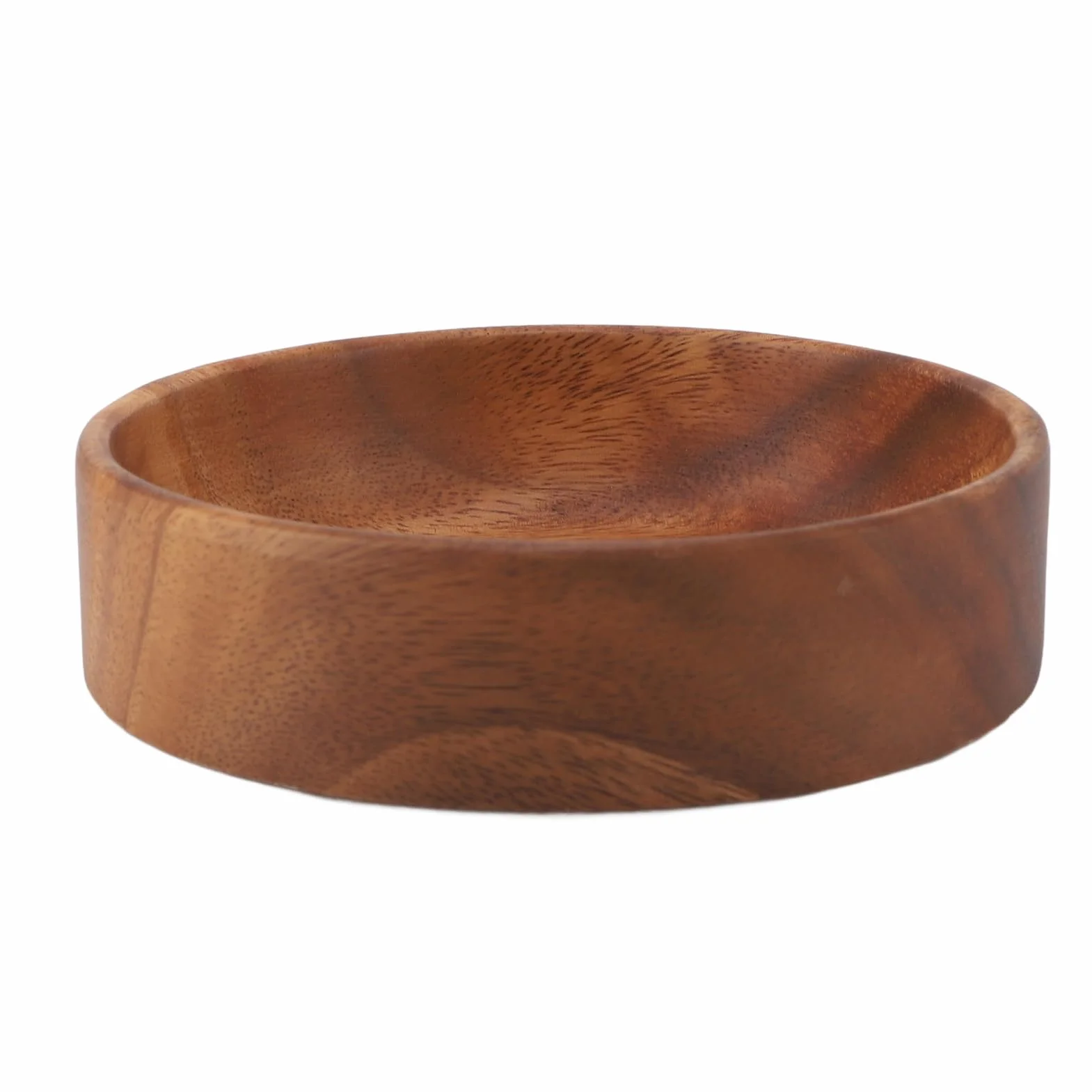 Ensaladera de madera extra grande – Versátil cuenco redondo para servir frutas y aperitivos para encimera de cocina, ideal para ensaladas, postres y exhibición de frutas, perfecto para entretenimiento