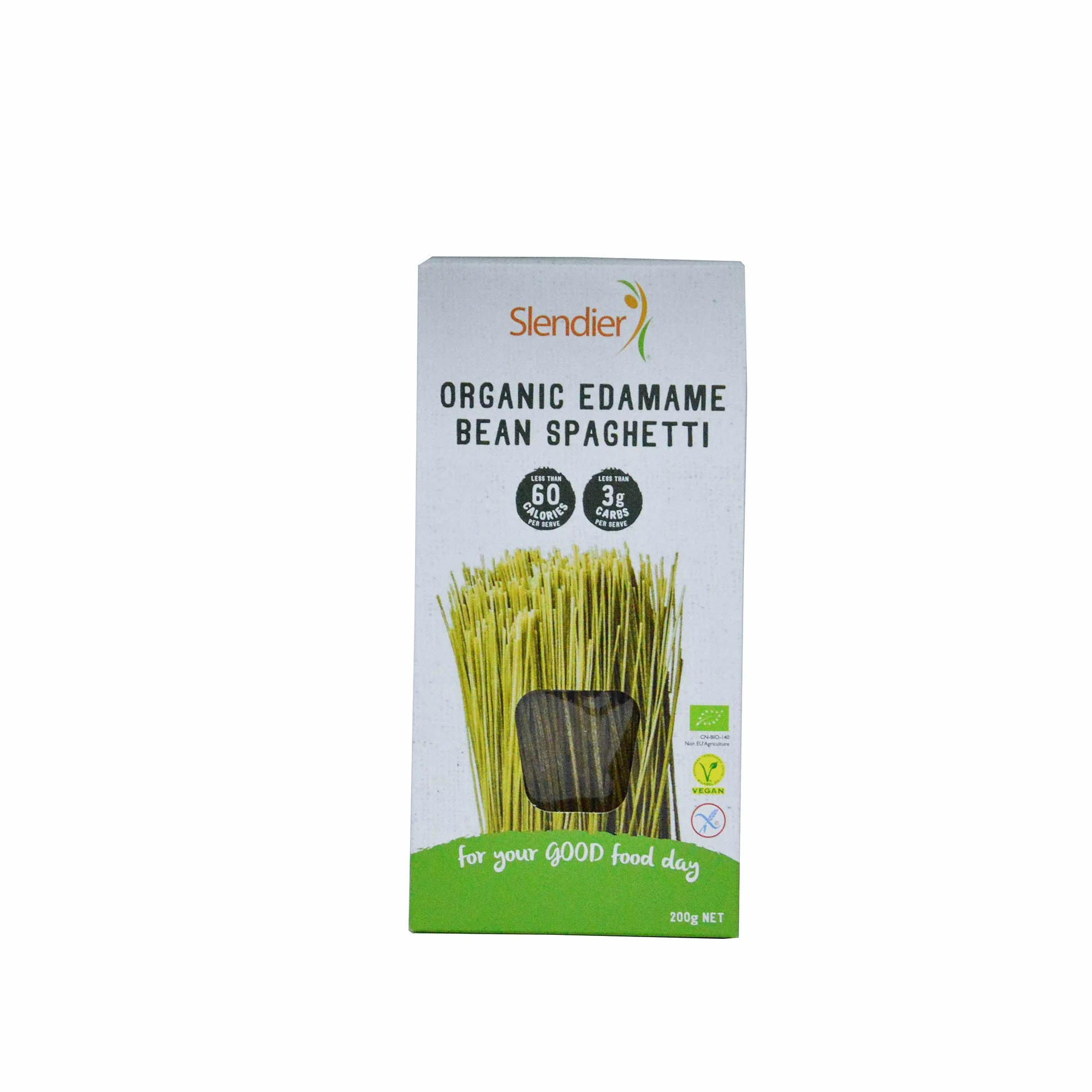 Slendier Espagueti de edamame orgánico 200g