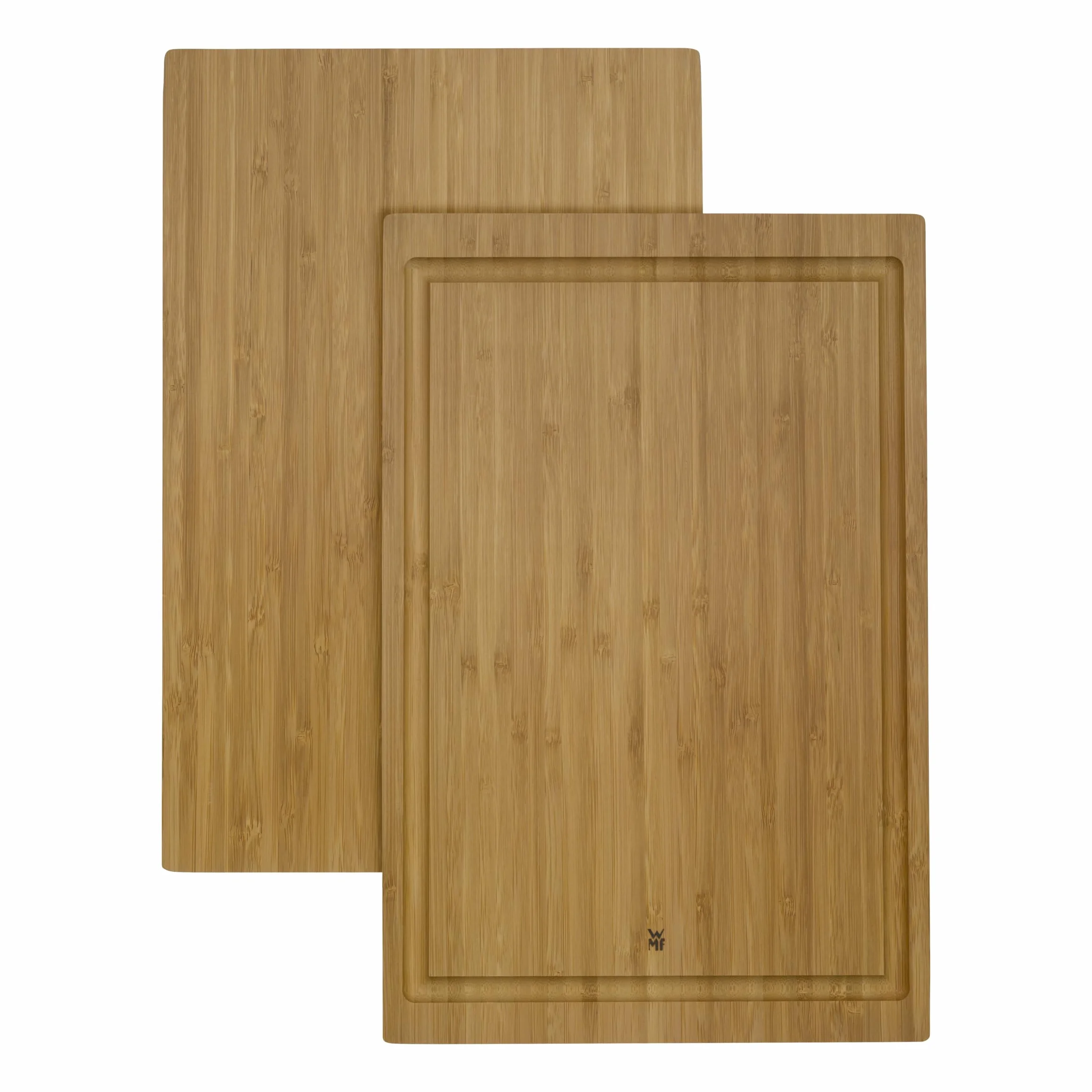 WMF Bambú Tabla de Cortar Madera Bambú 38 x 25 x 2 cm Rectángular Cocina con Ranura para Jugos