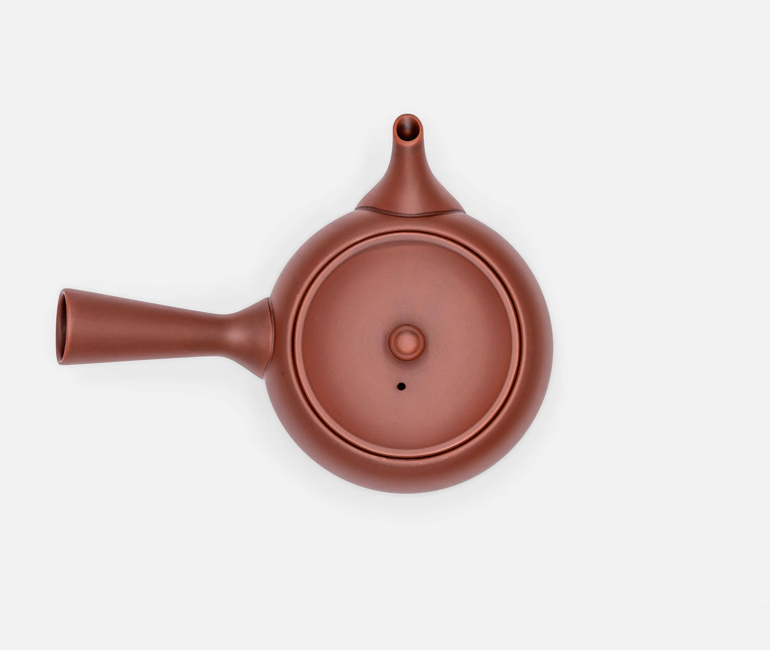Azmaya Tokoname Red Clay Handcraft Japonés Kyusu Tetera - 300 Ml