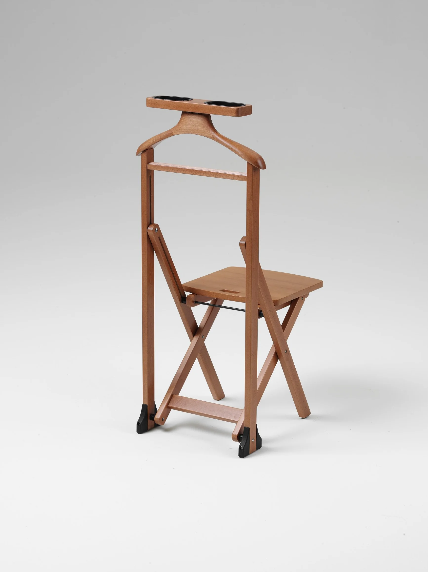 Arredamenti Italia Perchero Con Silla Para Dormitorio Madera Acabado Cerezo Ar-It