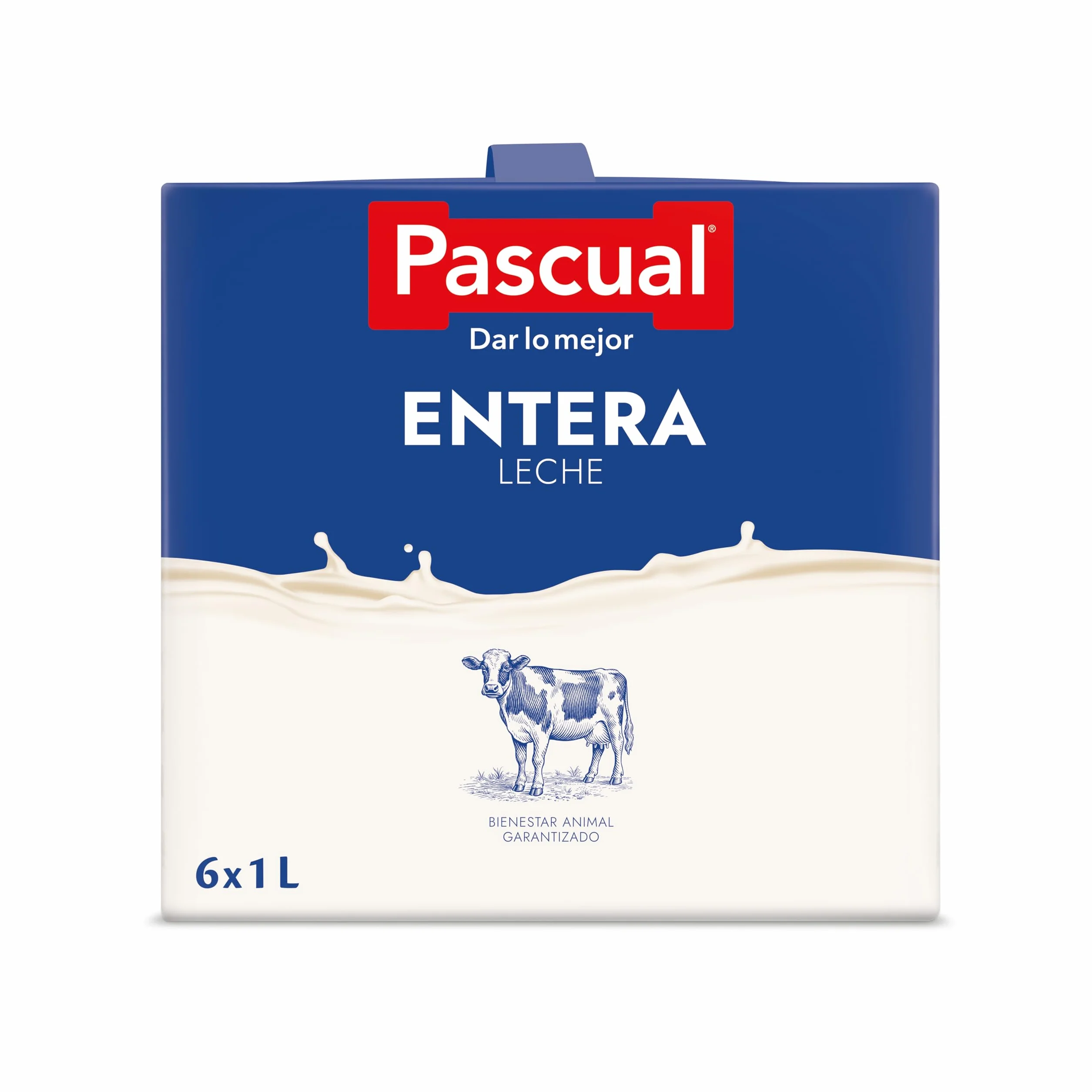 Leche Pascual Leche Entera Bienestar Animal Pack 6 x 1L