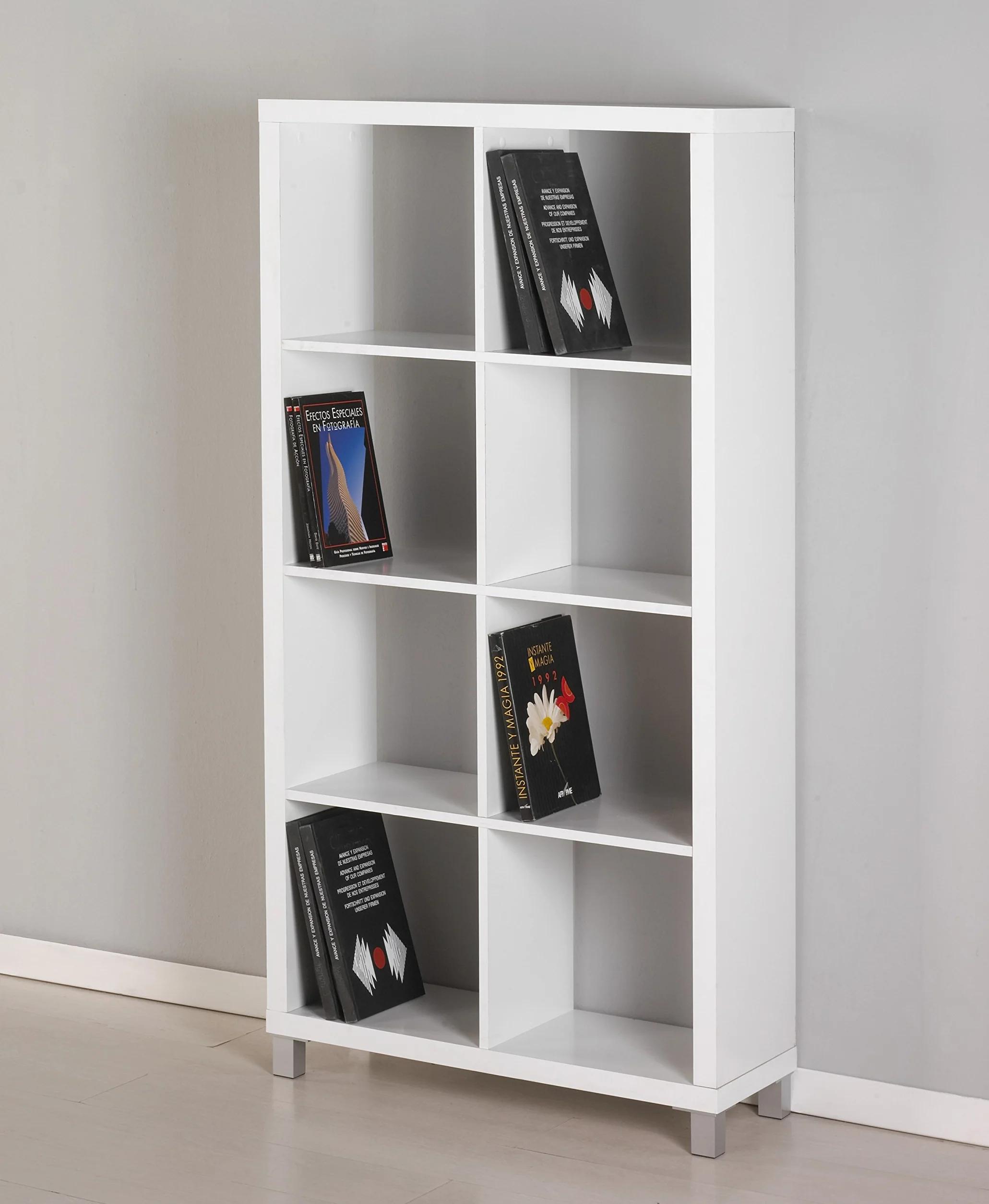 Kit Closet estantería kubox 8 huecos blanco 153 x 76 x 29
