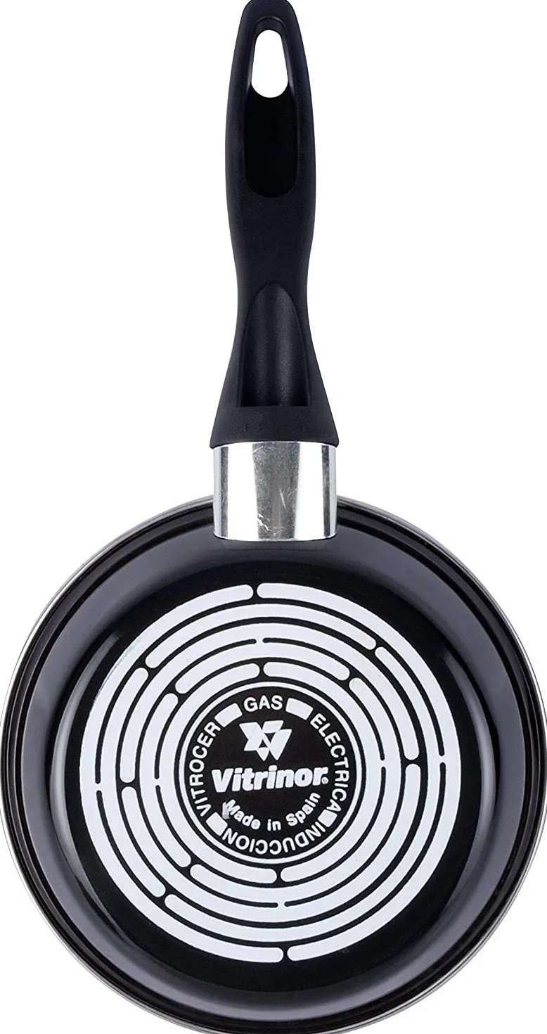 MAGEFESA Black Sartén 20Ø Antiadherente Bicapa Reforzado Full Induction