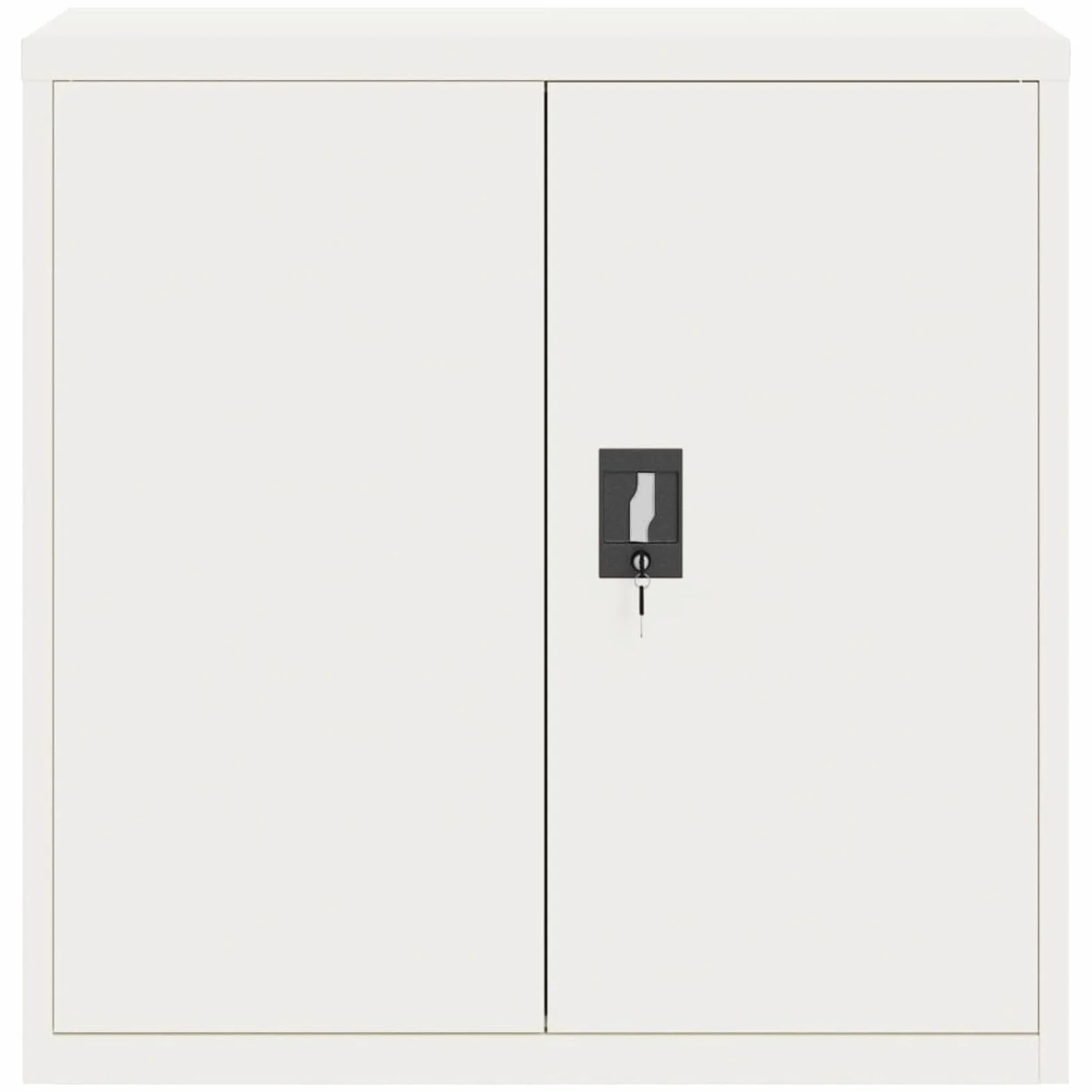 Armario archivador de Acero Muebles Oficina Armario archivador Oficina Mueble archivador Blanco 90x40x90 cm