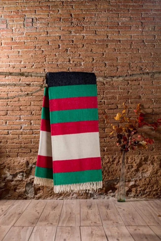 Genérico Manta Zamorana. Cama Individual Hecho en España Val de San Lorenzo Manta Lana Merino