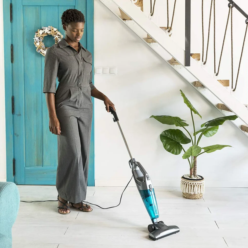 Cecotec Aspiradora Escoba con Cable Conga Popstar 1500 Animal Duo 600W 15kPa 2 en 1 Sin Bolsas