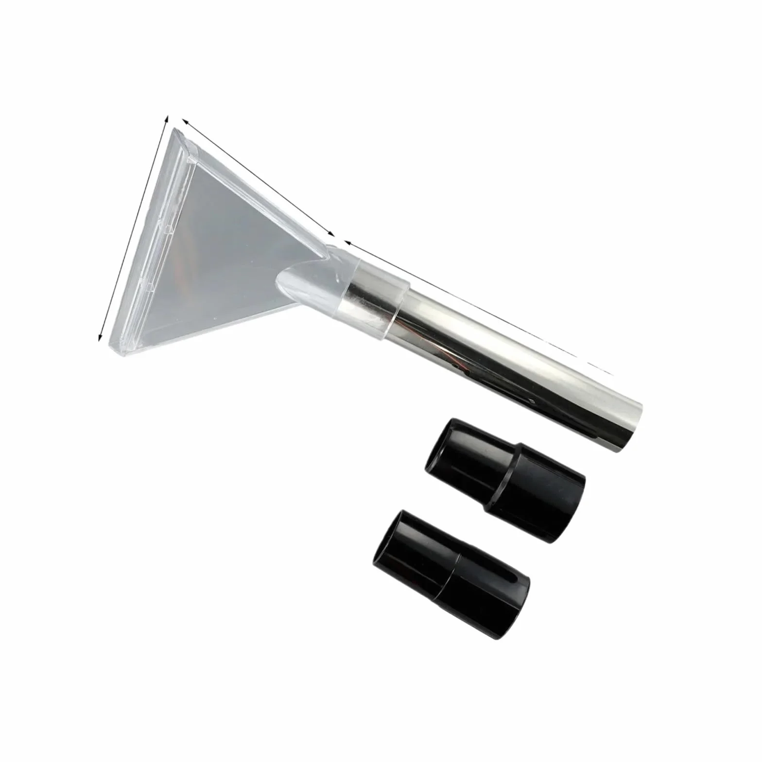 Aspiradora Giratoria Universal De 38mm, Cabezal De Cepillo De Suelo, Boquilla Transparente for Alfombras, Suelo Duro, Adaptador De Herramienta De Limpieza Del Hogar(B)