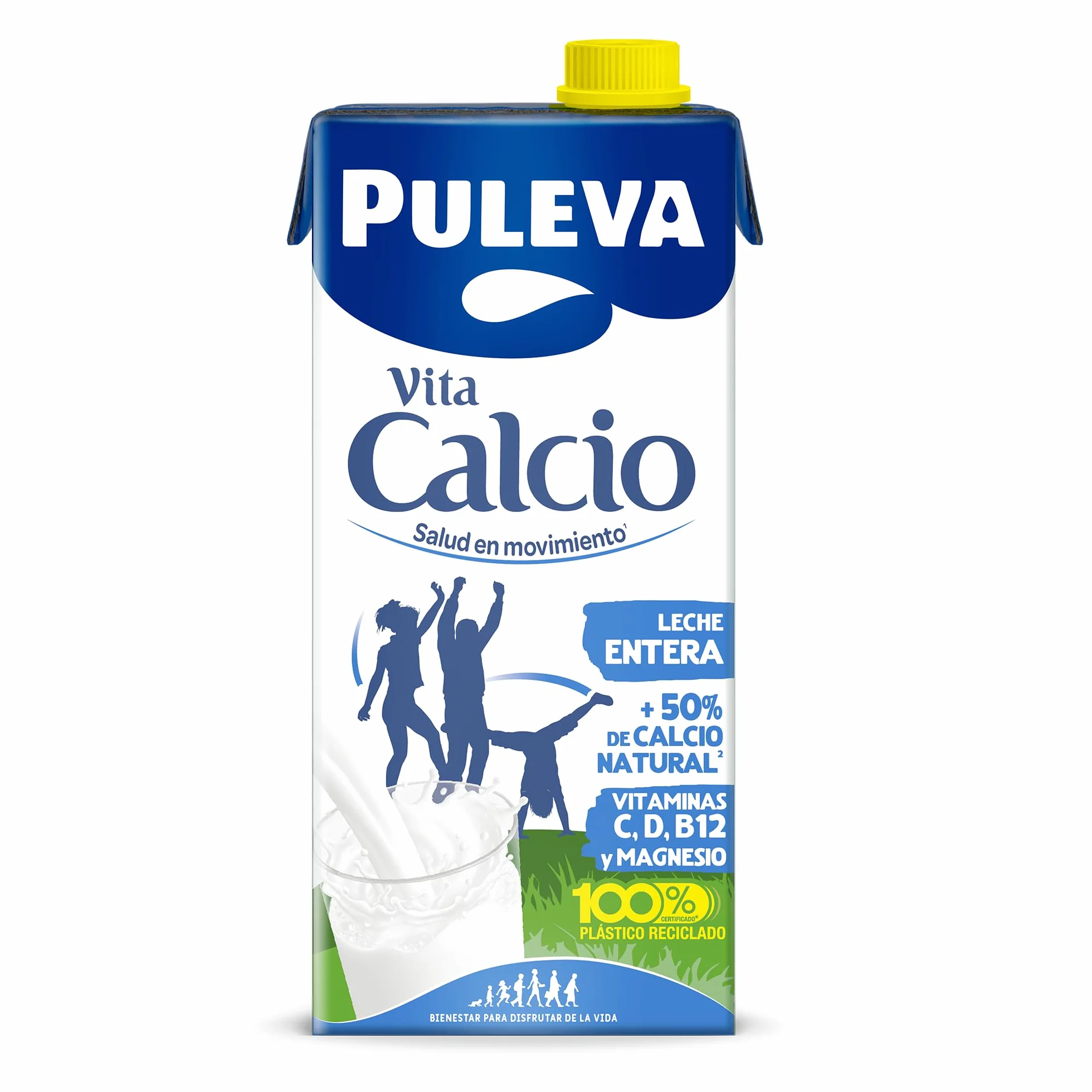 Puleva Calcio Leche Entera Pack 6 x 1Lt