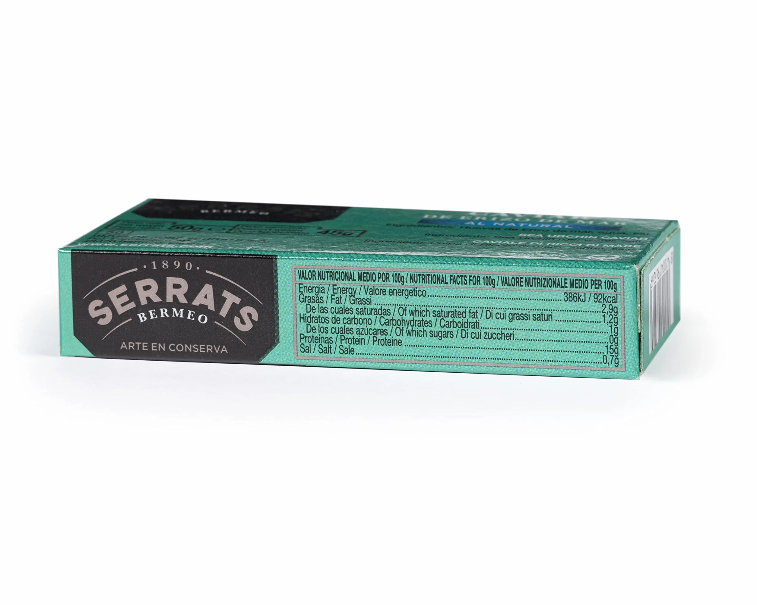 Conservas Serrats Erizo de Mar al Natural Lata 50g
