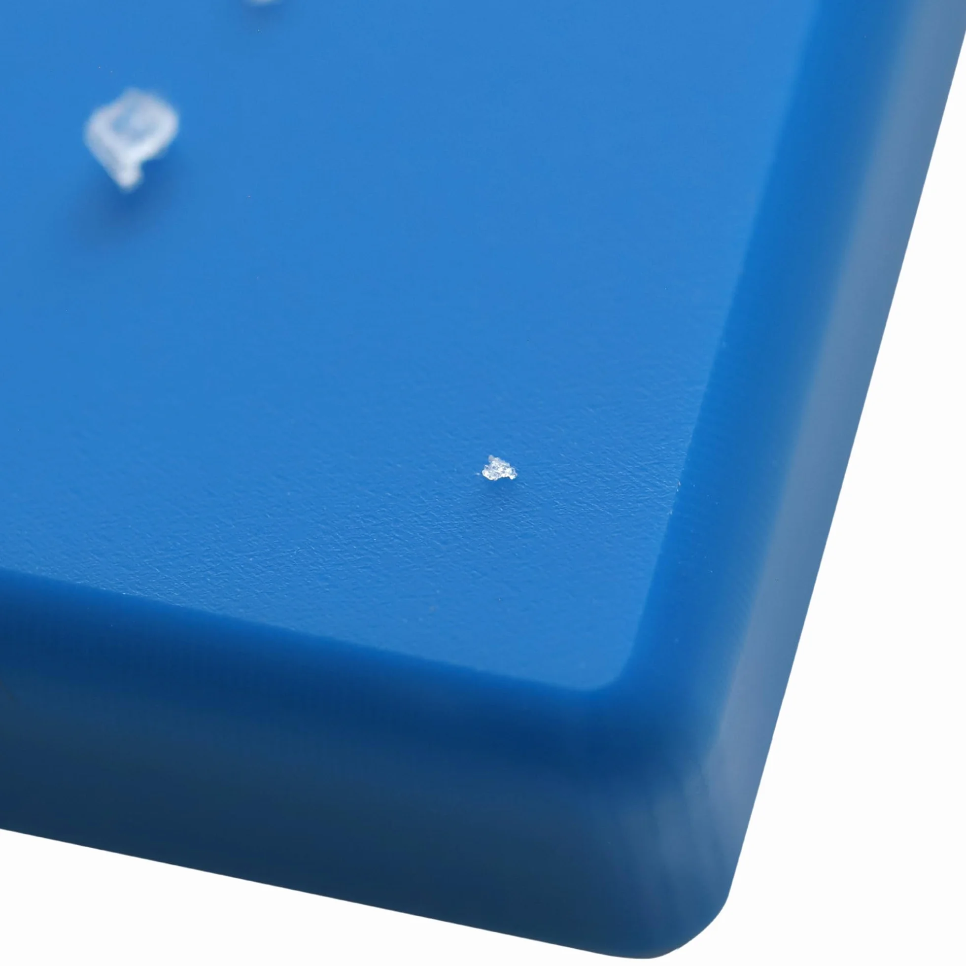 CHEFZOCO Tabla de corte profesional 40 x 30 x 1.5 cm Antibacteriana Polietileno Azul