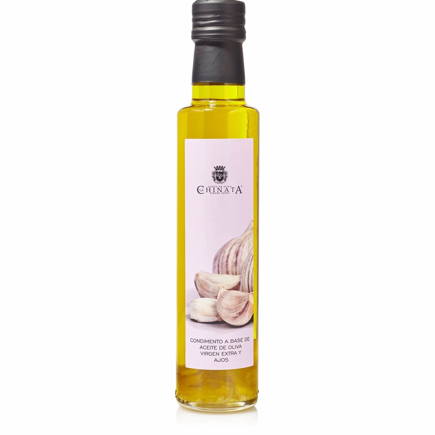La Chinata Estuche 3 Condimentos con AOVE Aceites de Oliva Virgen Extra Aromatizados Ajo Guindilla Limón 3x250ml