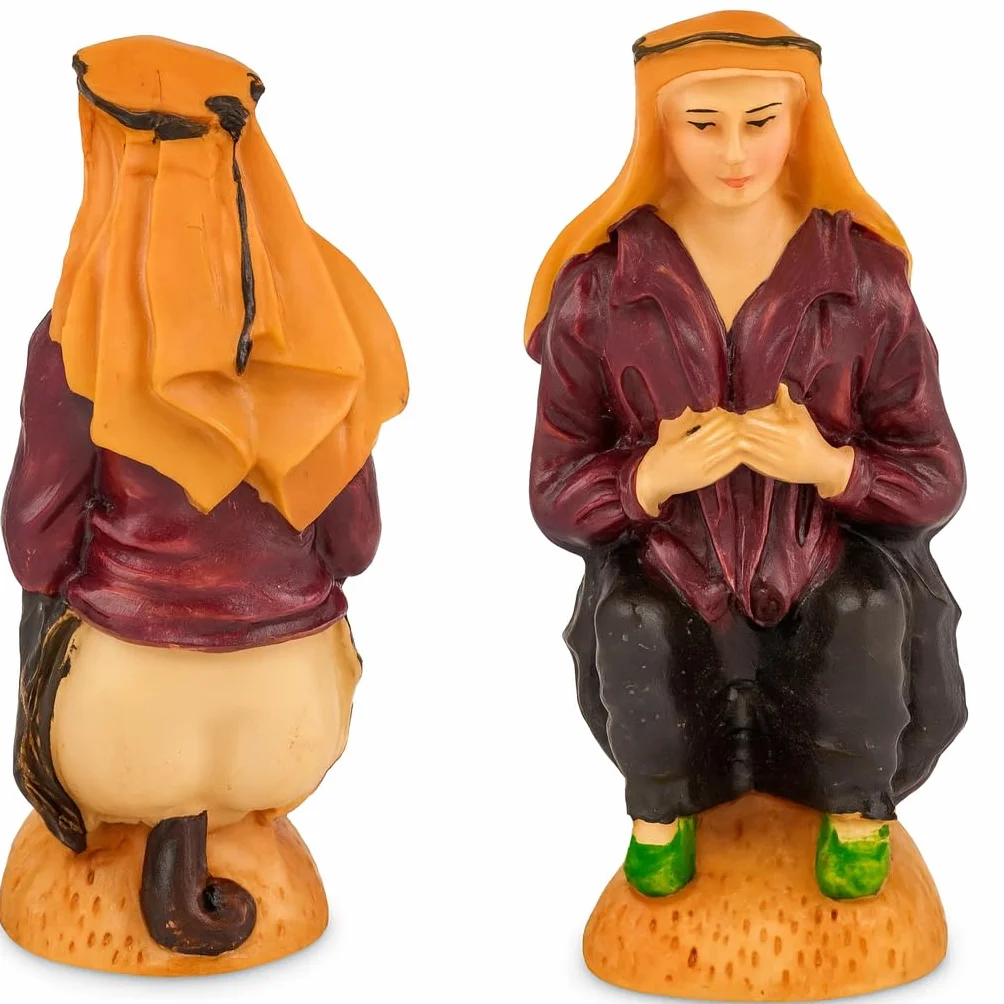 Caganer figura de belén 8 cm divertida Navidad decoración