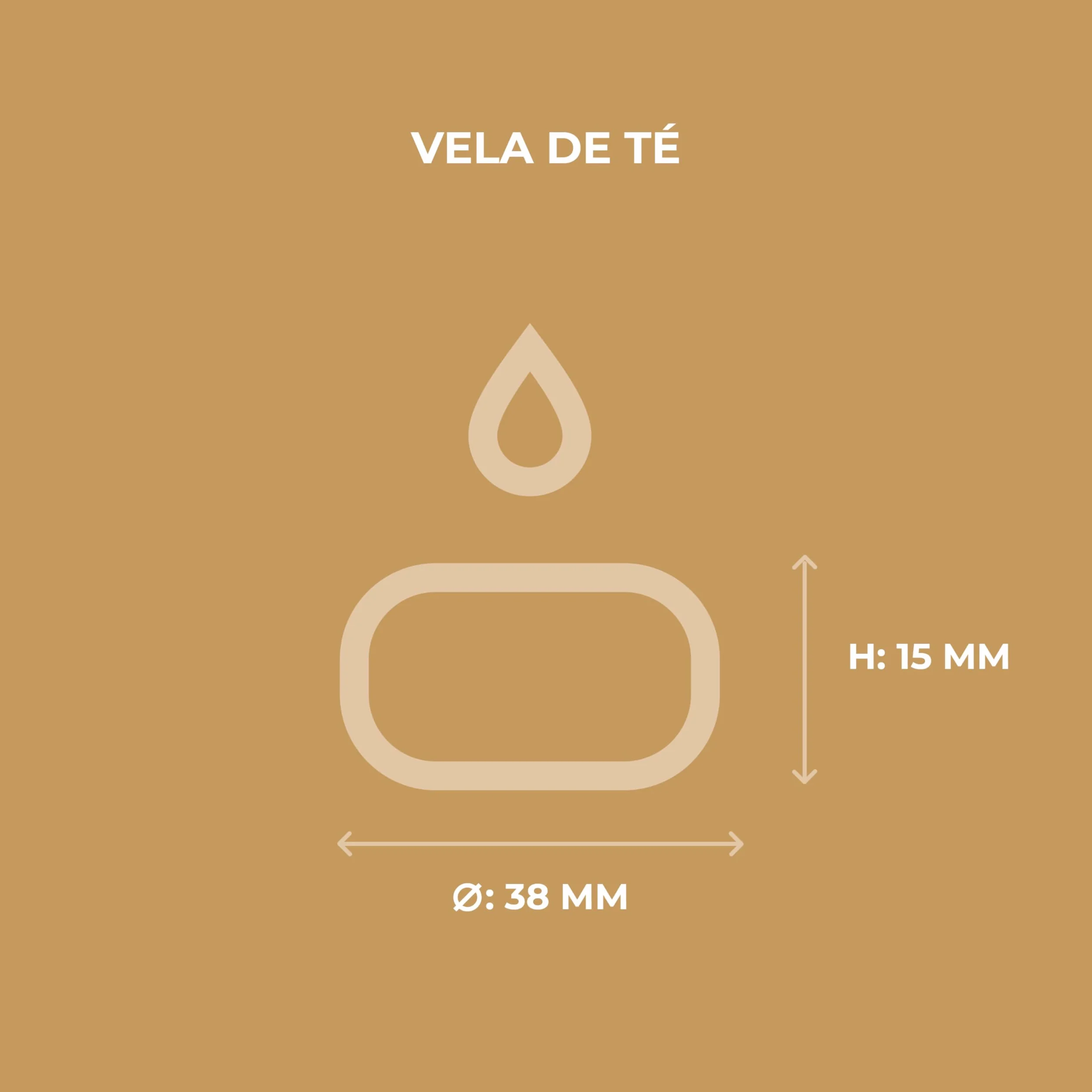 Velas de té Blancas 4 Horas 50 Unidades Sin Perfume Decorativas