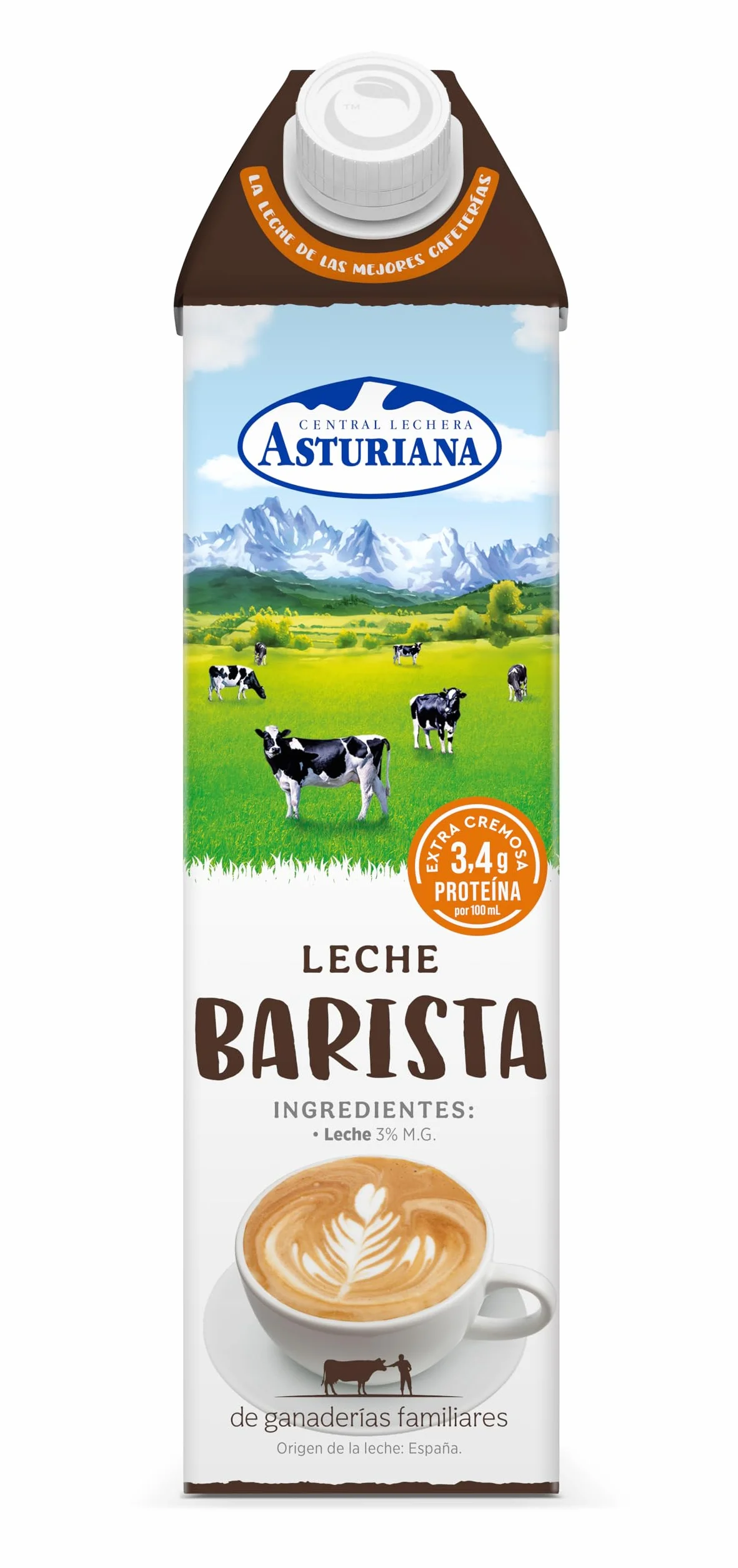 Central Lechera Asturiana Leche UHT Barista TGA 1 L