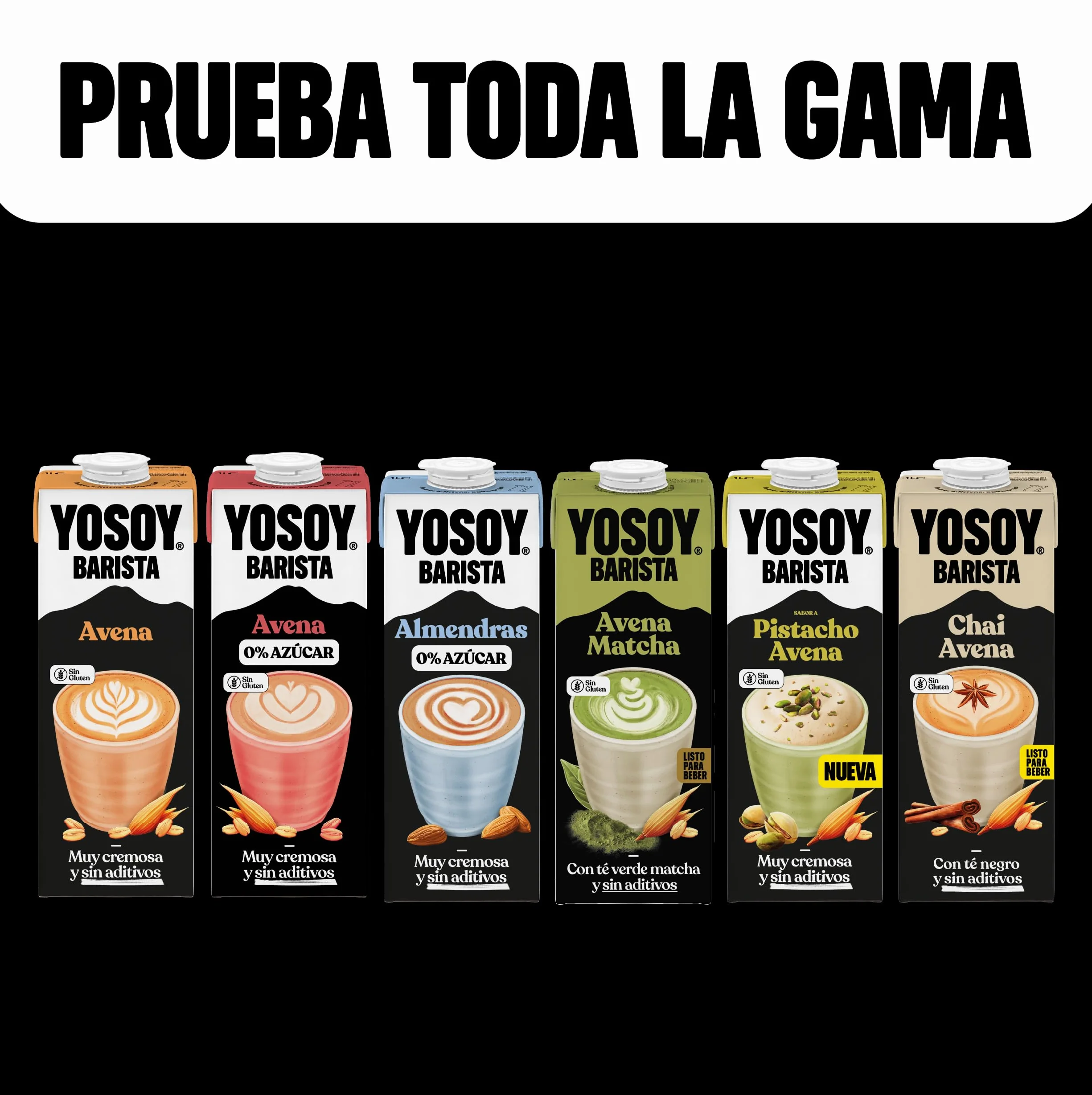 Yosoy Bebida Vegetal de Avena Barista Pack 6 x 1L