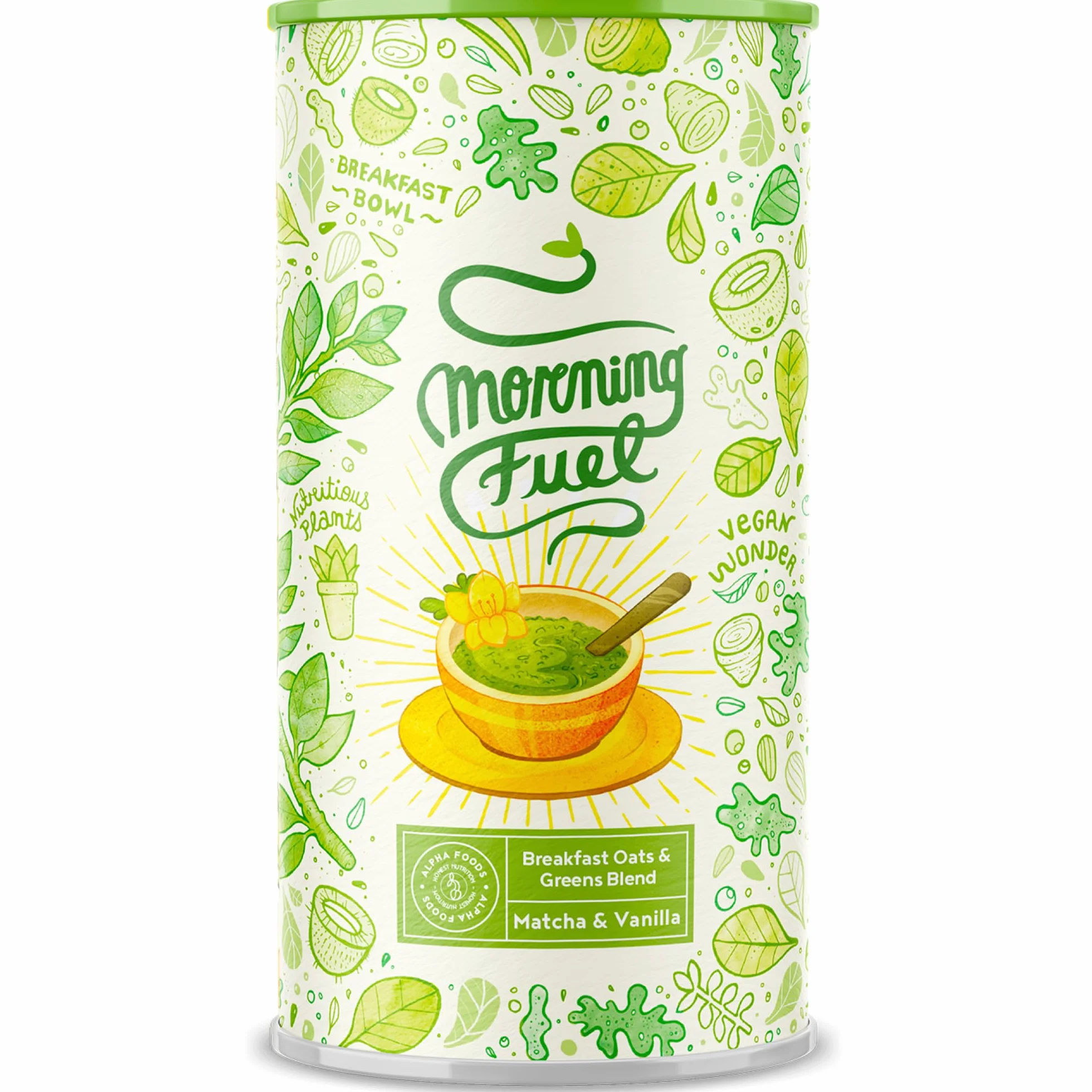 Morning Fuel Breakfast Smoothie Bowl Avena Vegano Rico en Nutrientes Semillas Fibra 500 gr
