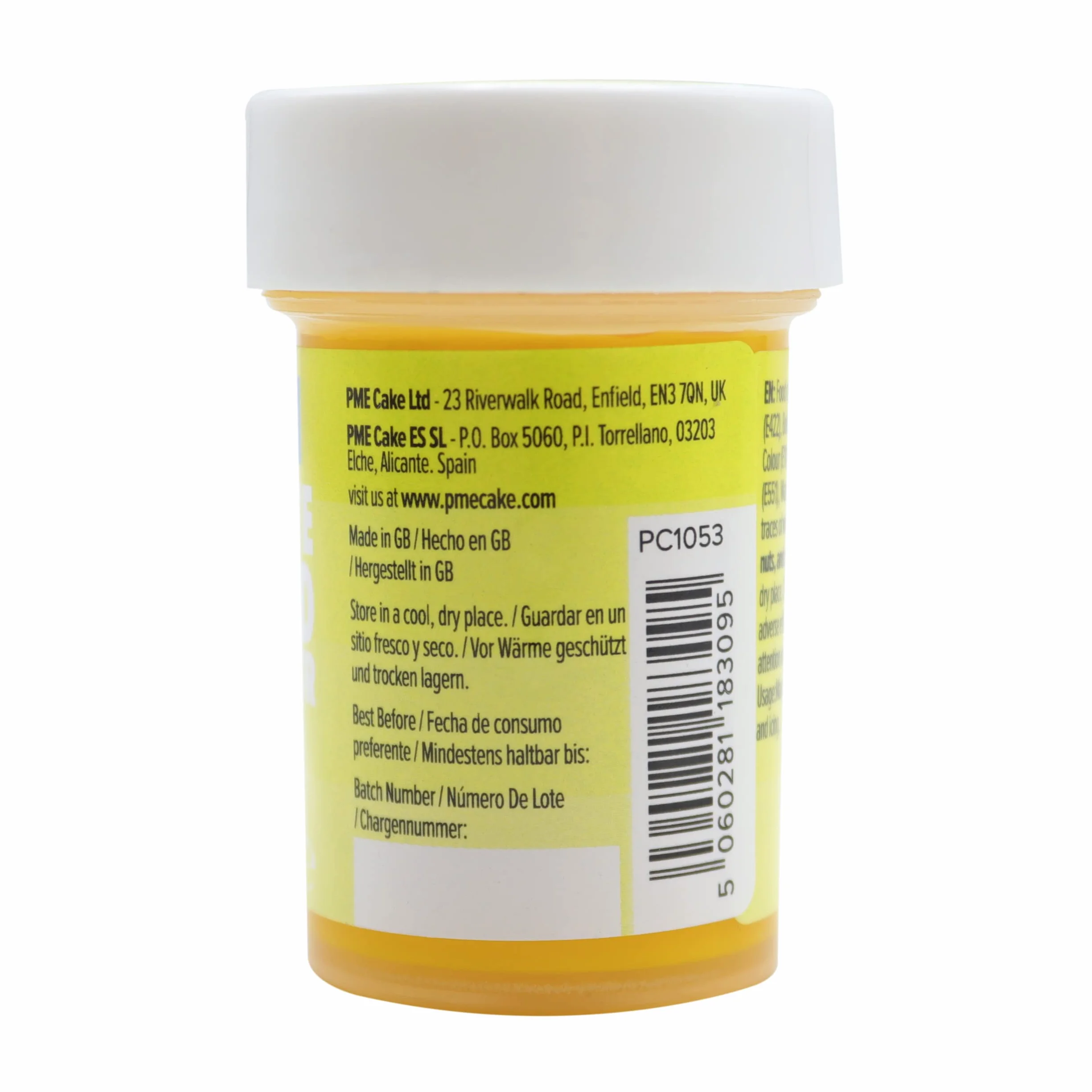 PME Colorante Alimentario en Pasta Amarillo 25g