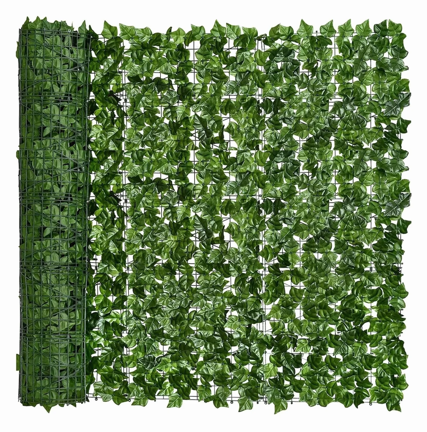 2 Unidades Seto Artificial en Rollo 3x1 m - Pantalla Verde Cerca de Privacidad para Balcón y Jardín - Valla Jardín - Planta Decorativa de Pared - Realista y Duradera