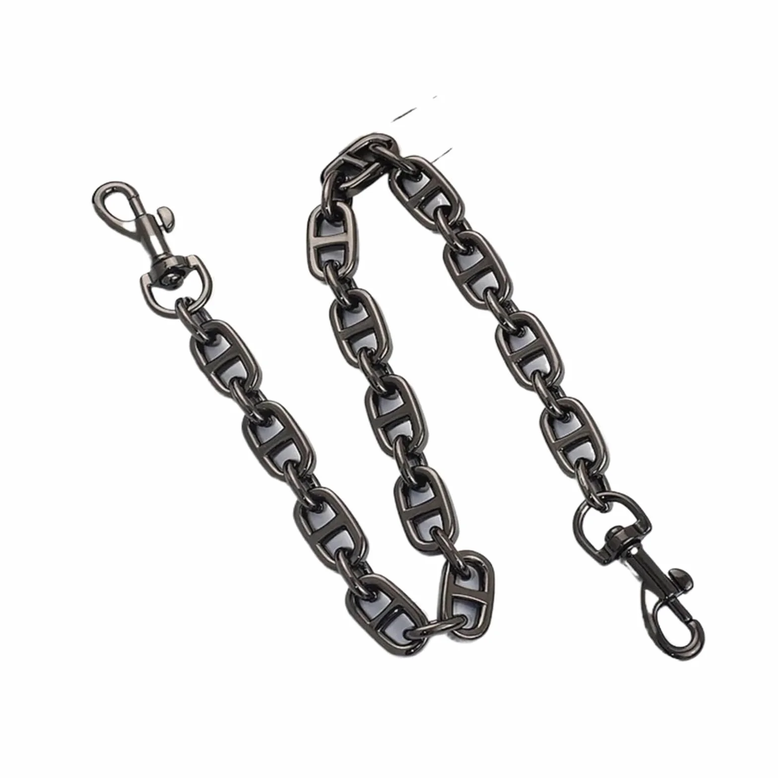 Correa de cadena for bolso, extensible oro antiguo for bolsos, reemplazo Metal con hebillas, accesorio for DIY Para Bolsos DIY(Gunmetal Chain,100cm)