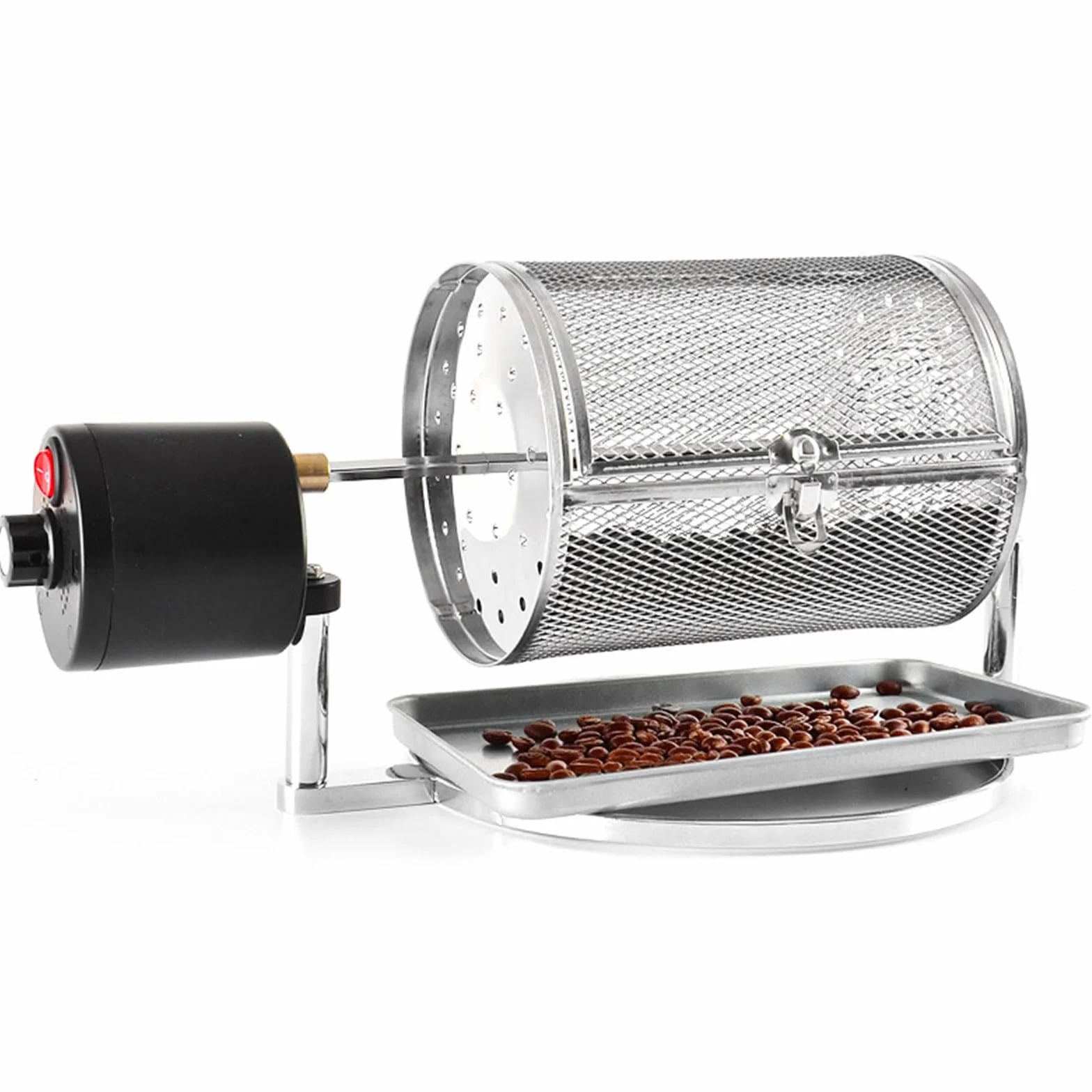 PEIXEN Tostador de café automático 800 g Capacidad Tambor eléctrico Acero Inoxidable
