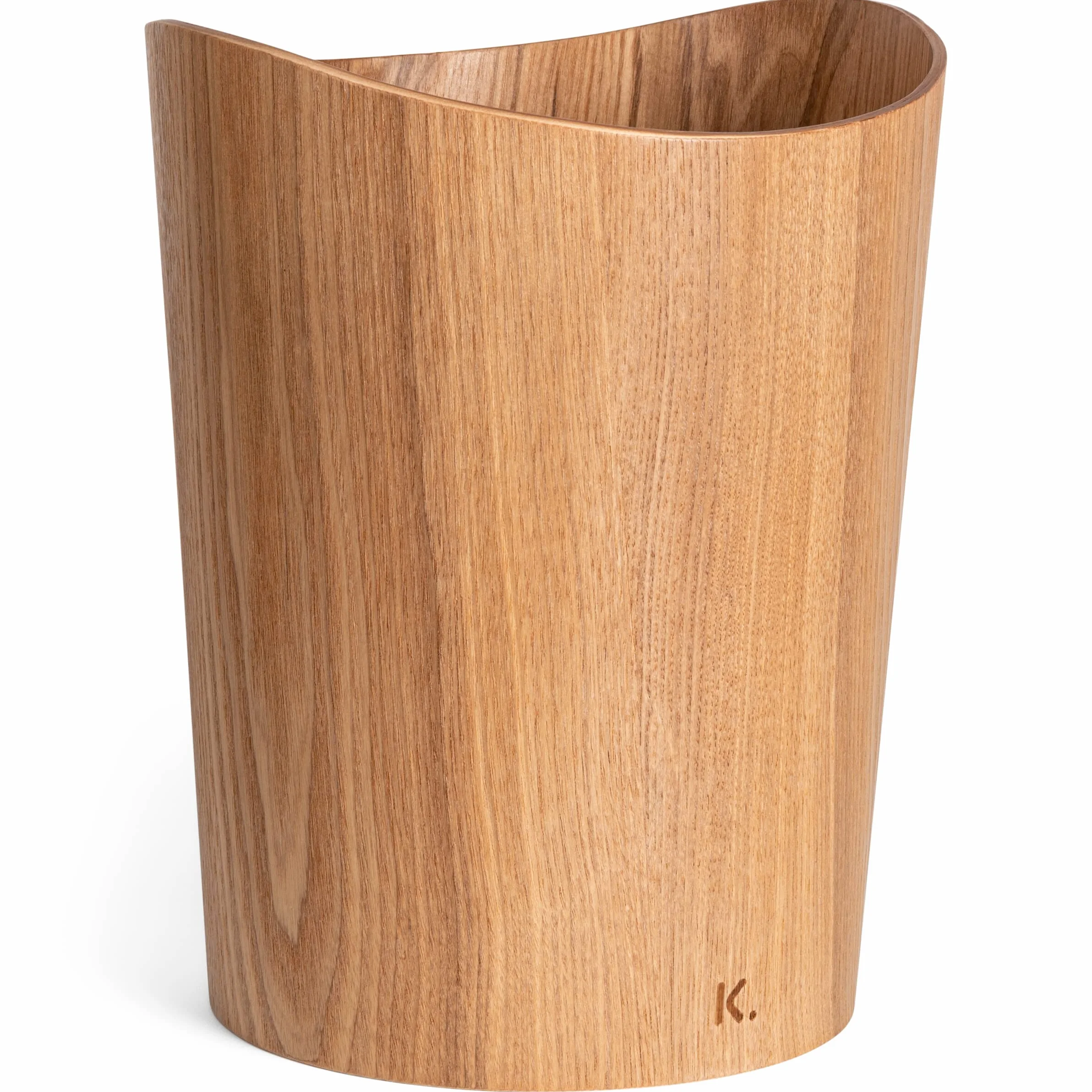 Kazai Papelera Oficina Madera Auténtica Börje 9 litros Fresno