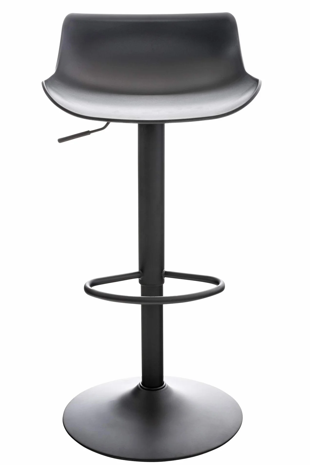 CLP Conjunto De 2 Taburetes De Bar & 1 Mesa Alta Fernie I Juego De Mesa Redonda De Madera & 2 Sillas Giratorias, Color:Negro