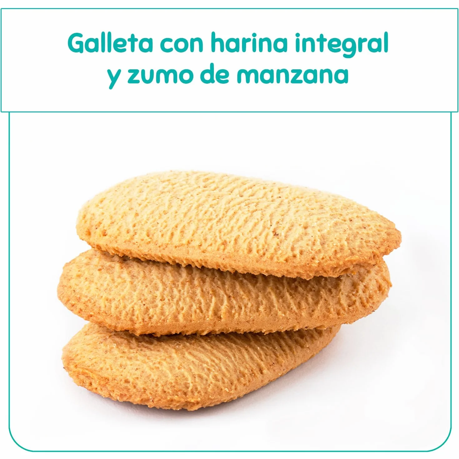 FLEUR ALPINE Galletas para Bebés con Jugo de Manzana 12x2 Bocadillos Orgánicos Sin Azúcar Añadida 6 meses