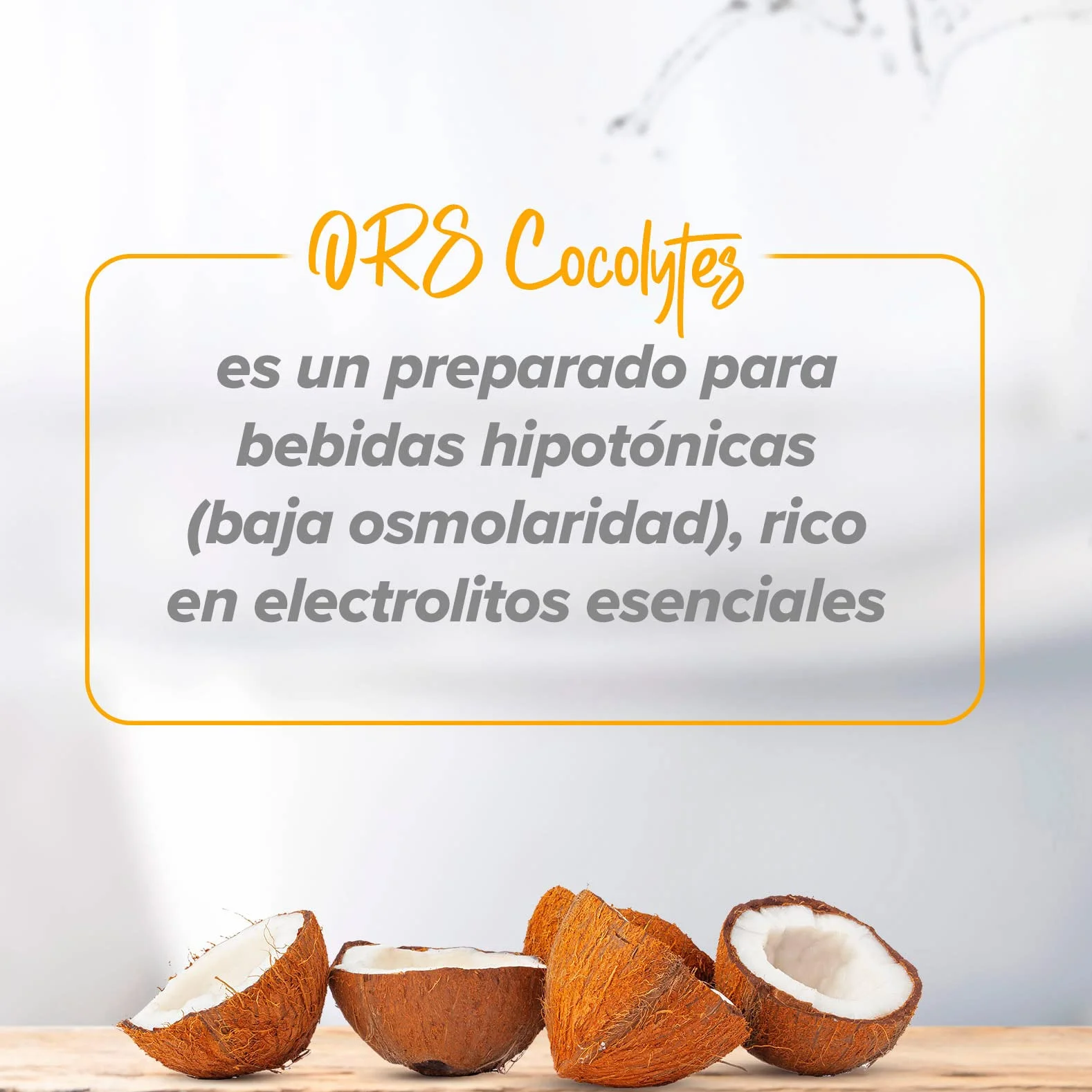 HSN Cocolytes Agua de Coco con Electrolitos Limón 500g Baja Osmolaridad Sales Minerales No-GMO Vegano Sin Gluten