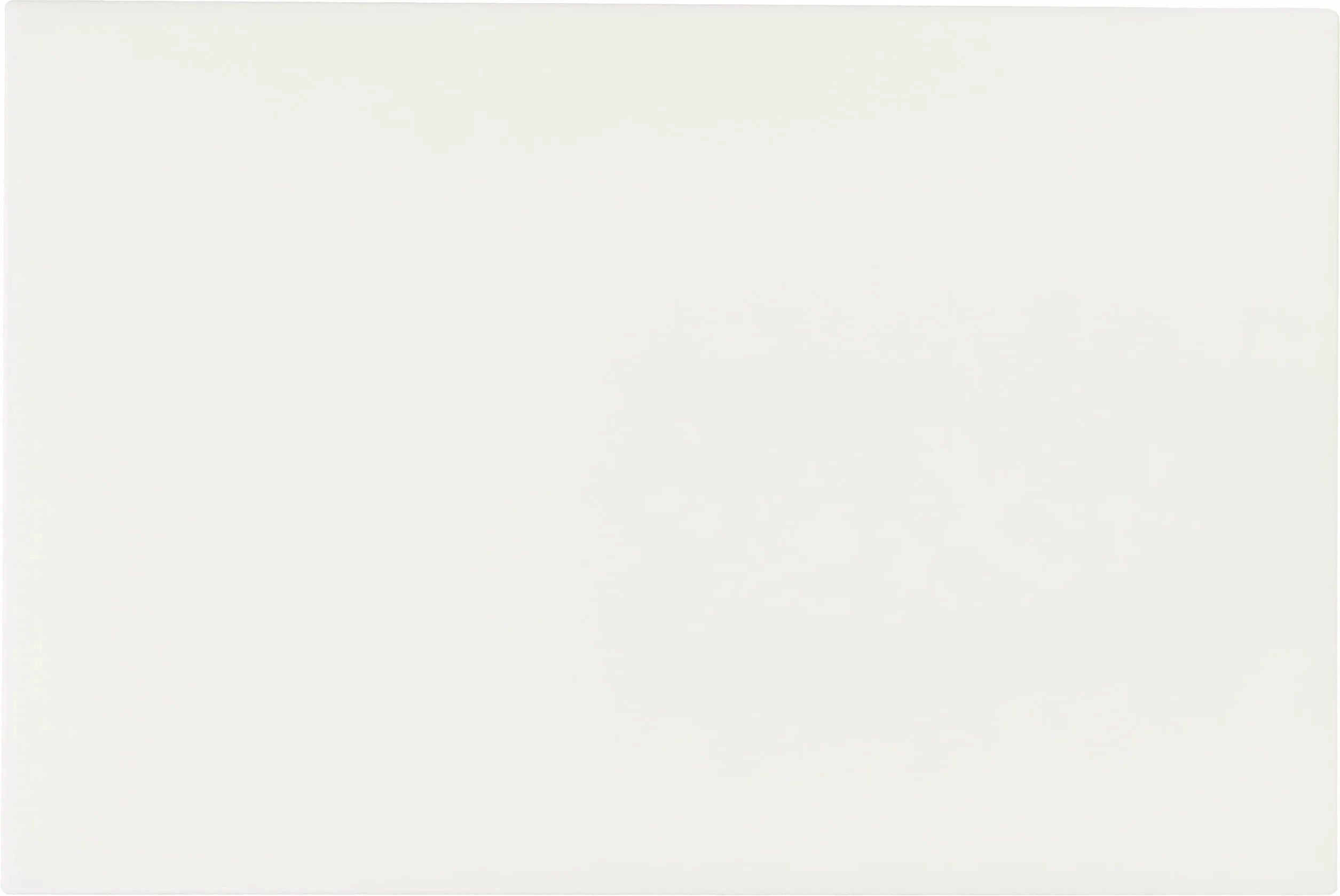 Metaltex Tabla Profesional de Cocina Corte Polietileno Blanco 60x40x3 cm