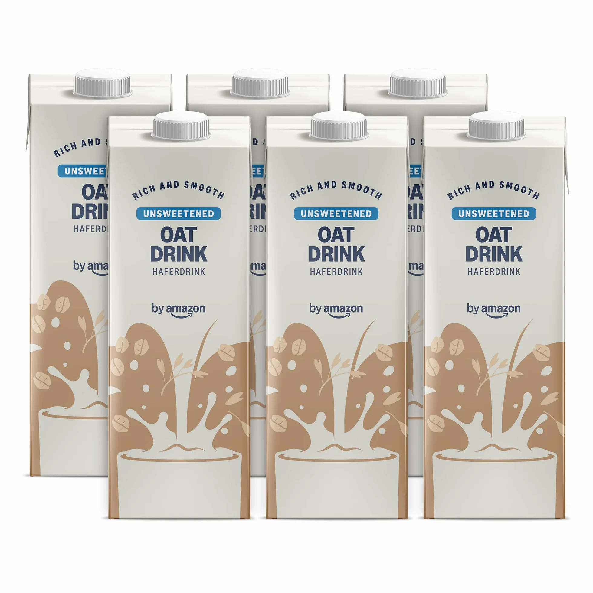 Bebida De Avena by Amazon, 6 x 1L