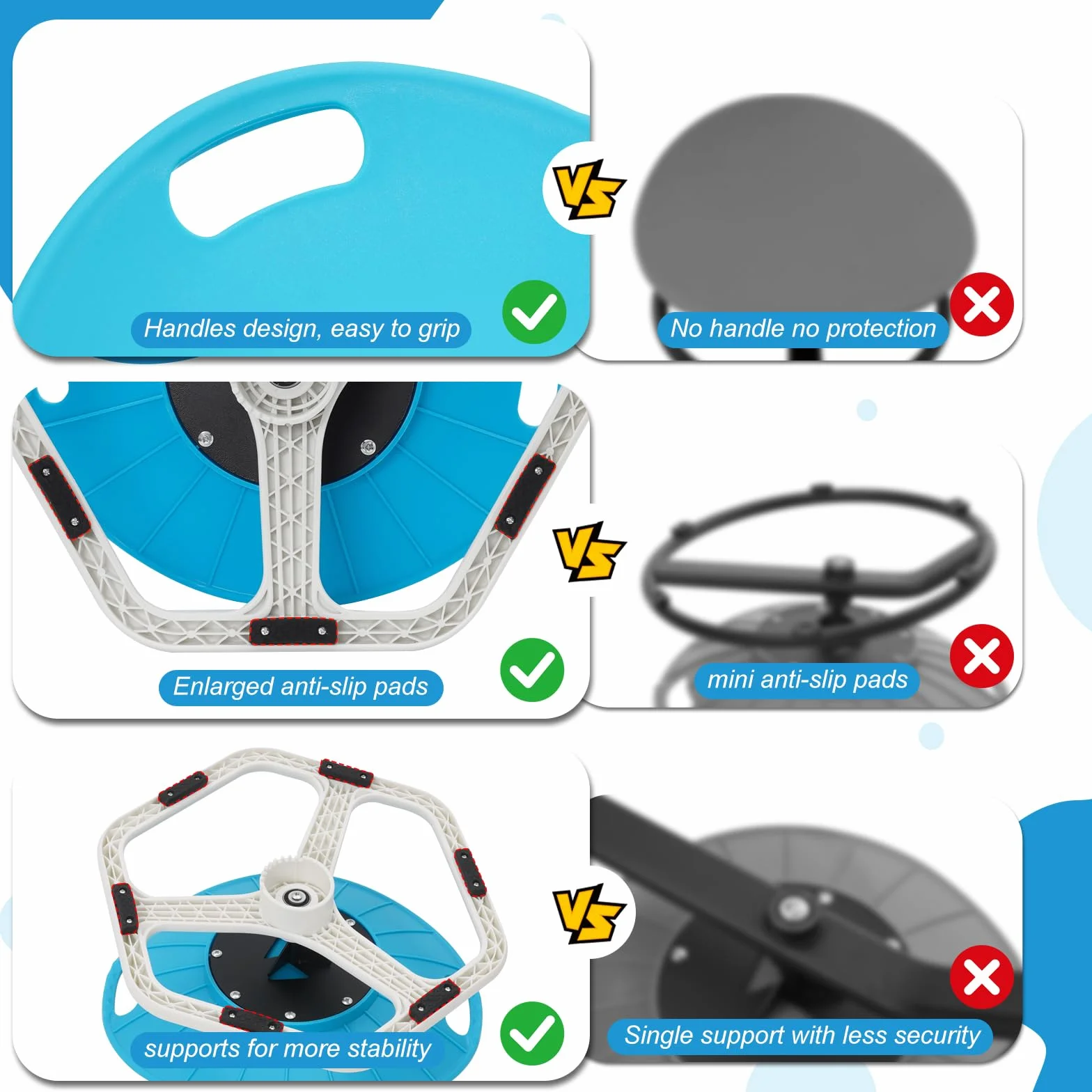 Silla Giratoria Sensorial para Niños, Taburete Giratorio de 360° con Entrenamiento de Equilibrio, para Mejorar el Equilibrio, Juguete Sensorial para niños y Niñas, Ideal para Autismo