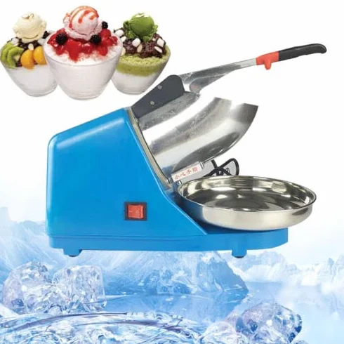 Picadora de Hielo Eléctrica 220V 300W Trituradora Profesional para Batidos de Cócteles y Bebidas