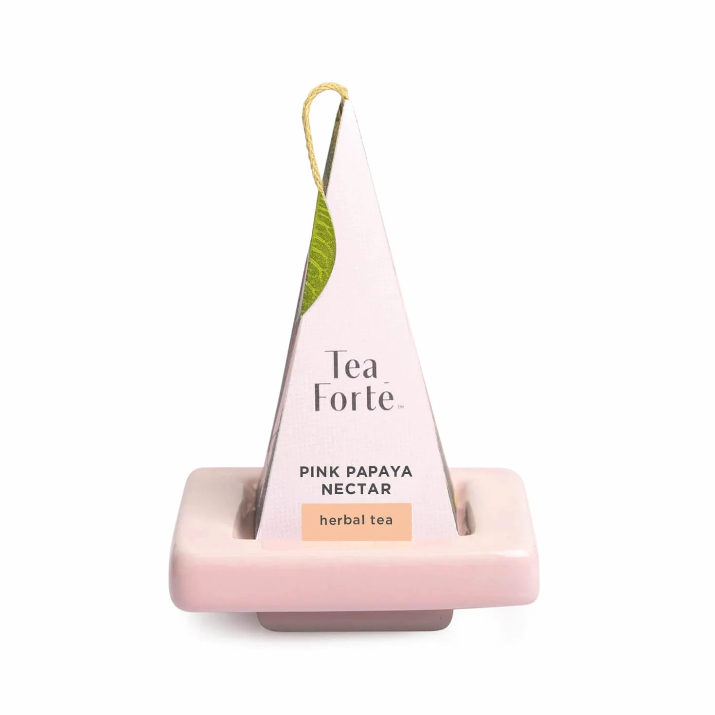 Tea Forte Juego de Té Regalo con Taza, Bandeja y 10 Bolsitas Piramidales Mariposa