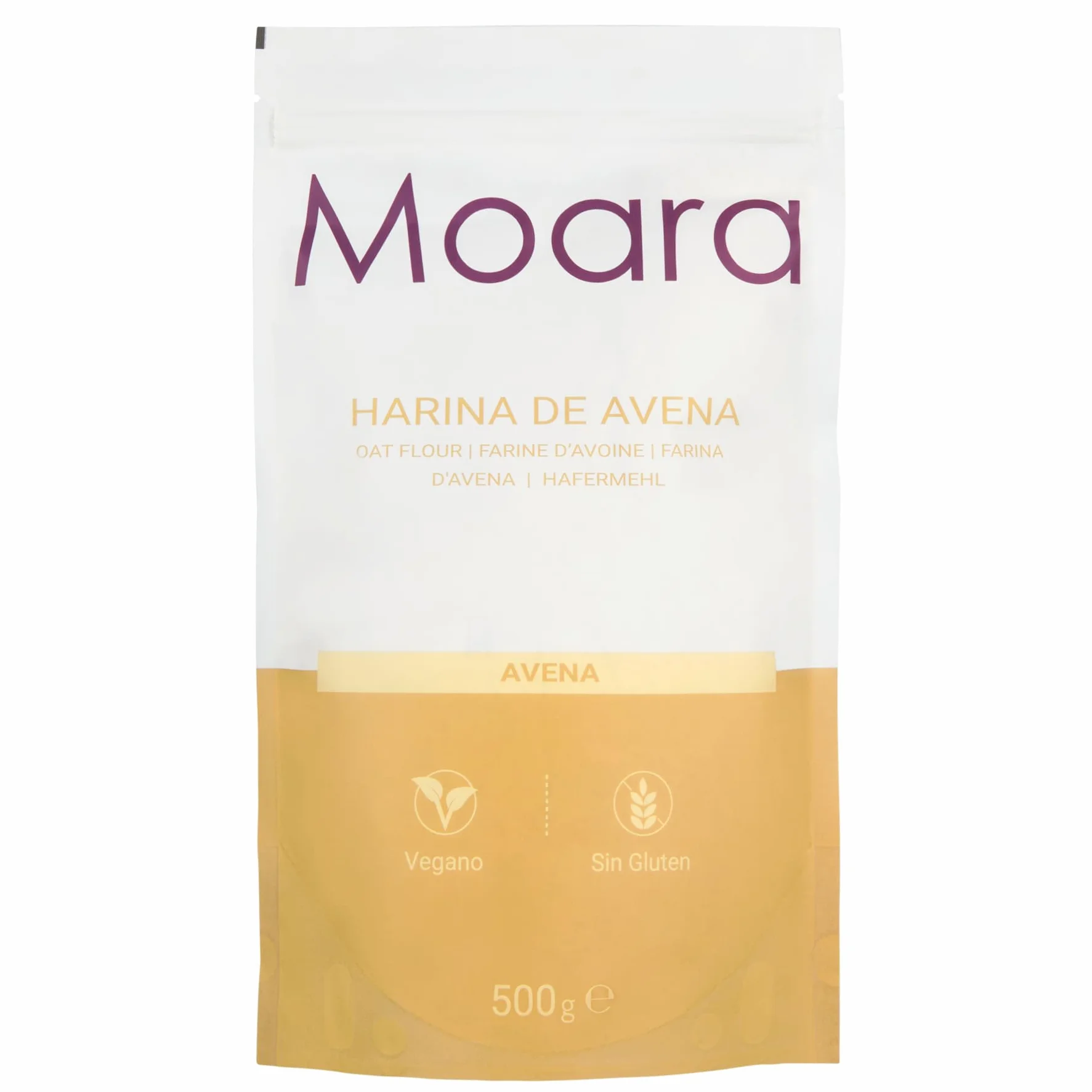 Harina de avena integral ecológica sin gluten sin azúcar 500g