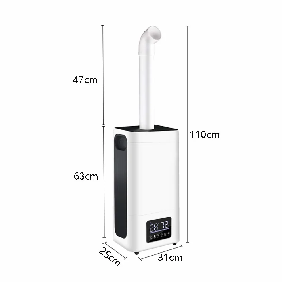 Humidificador Industrial UltrasóNico 23.8 Litros De Gran Capacidad MáS Agua Quad Core Cantidad Gigante De Niebla De Frutas Y Verduras Pulverizador De PreservacióN