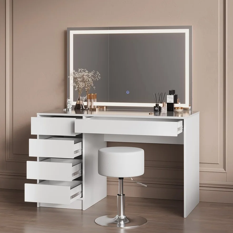 Livinity Tocador Imola, Blanco, 120 cm con iluminación LED