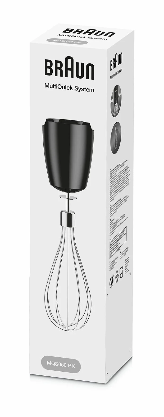Braun Accesorio batidora de globo Easy Click MultiQuick 5 7 9 MQS 050 Plástico Negro
