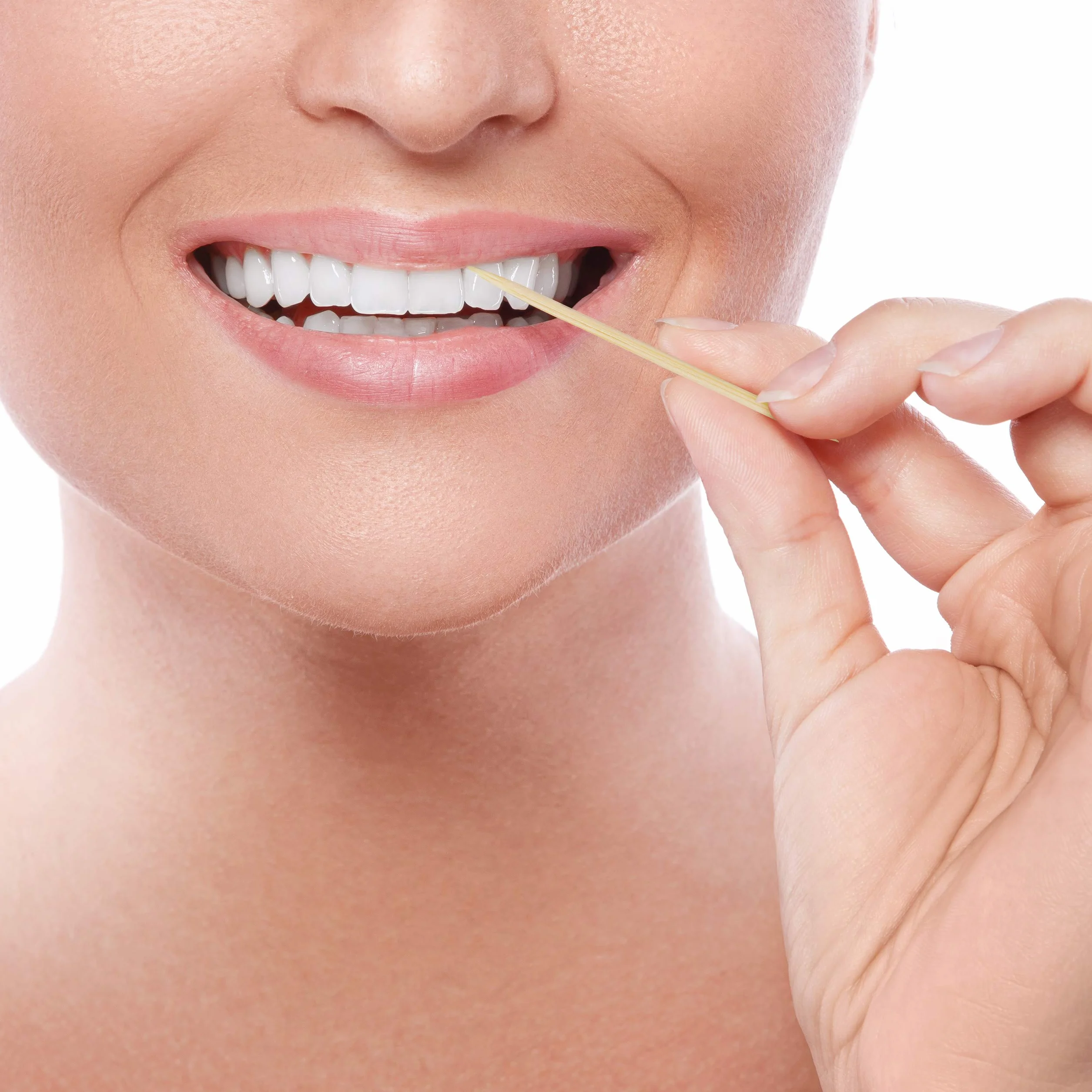 Relaxdays Palillos para Dientes 6,5 cm Marrón